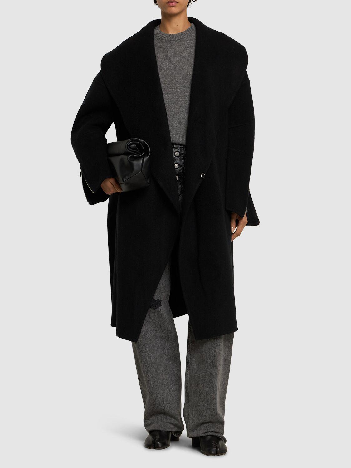 Wool long coat