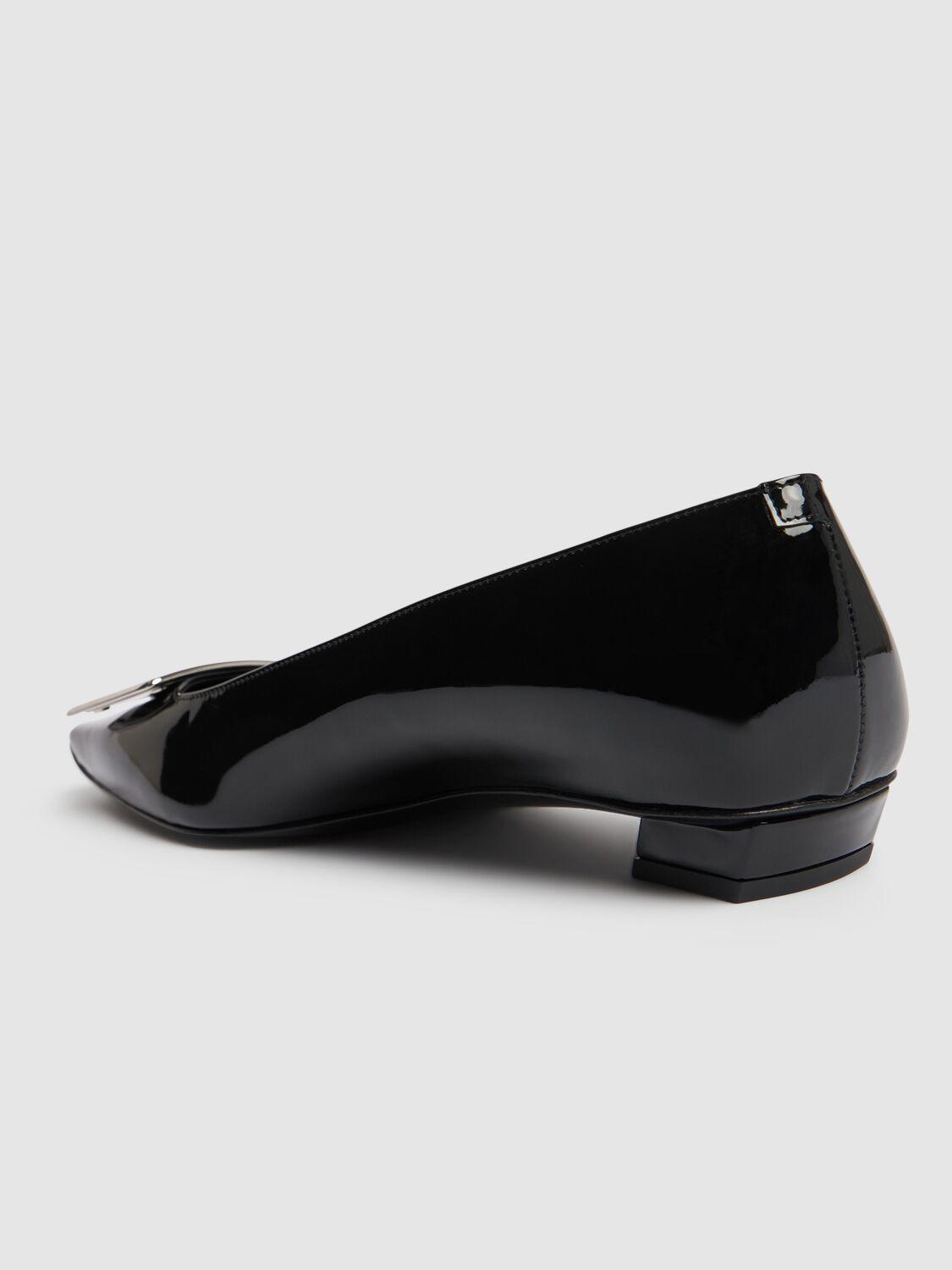 25mm Belle Vivier patent leather heels