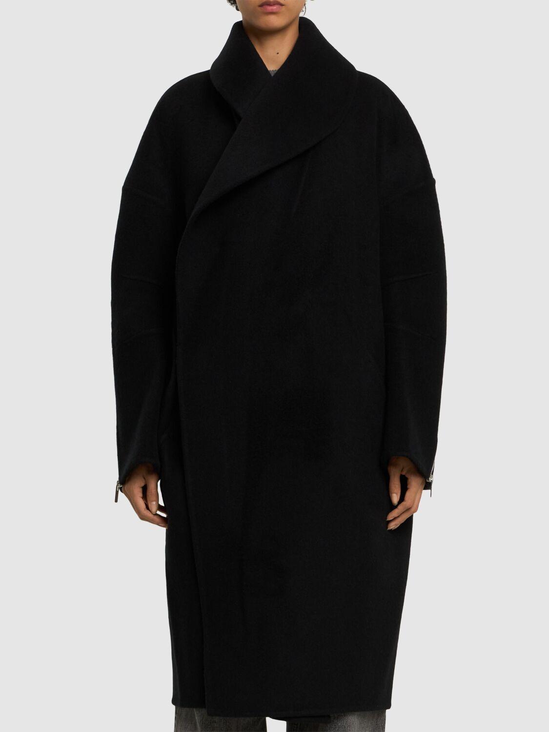 Wool long coat