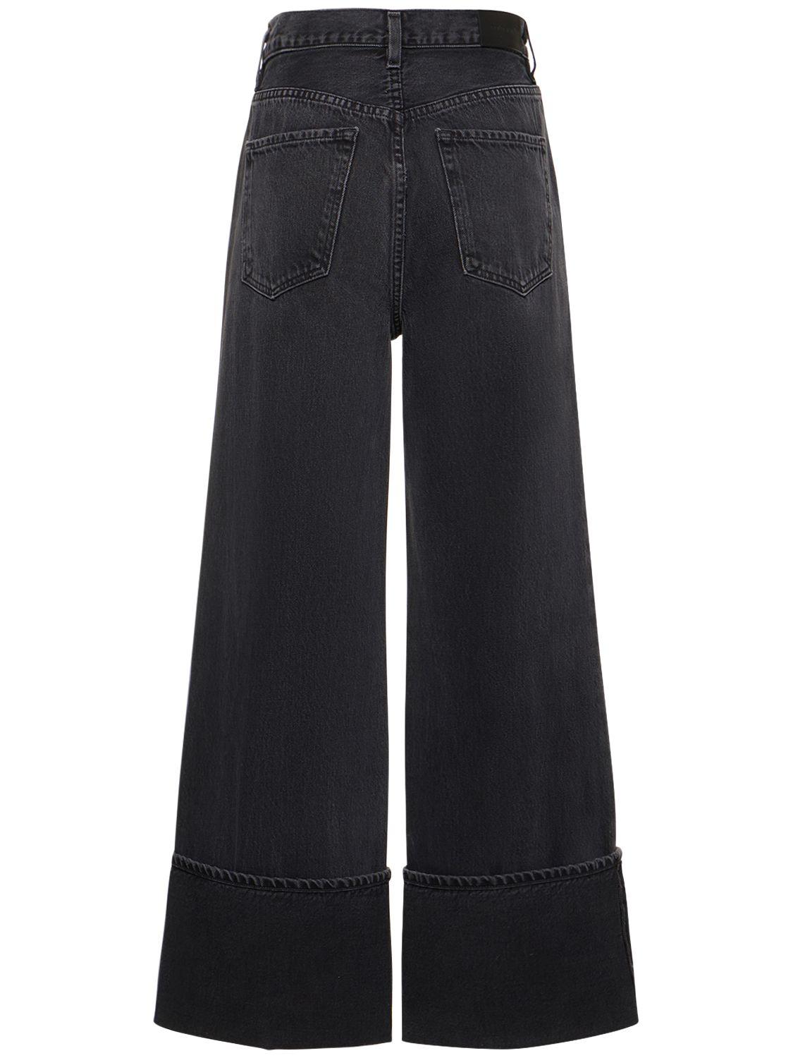 The Astley high rise wide denim jeans