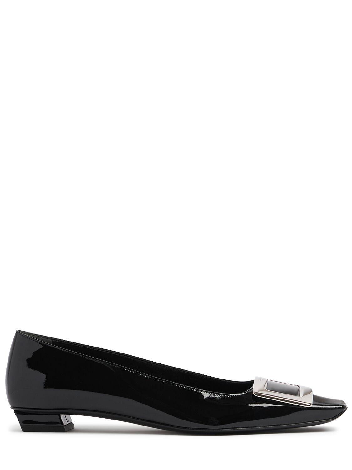 25mm Belle Vivier patent leather heels