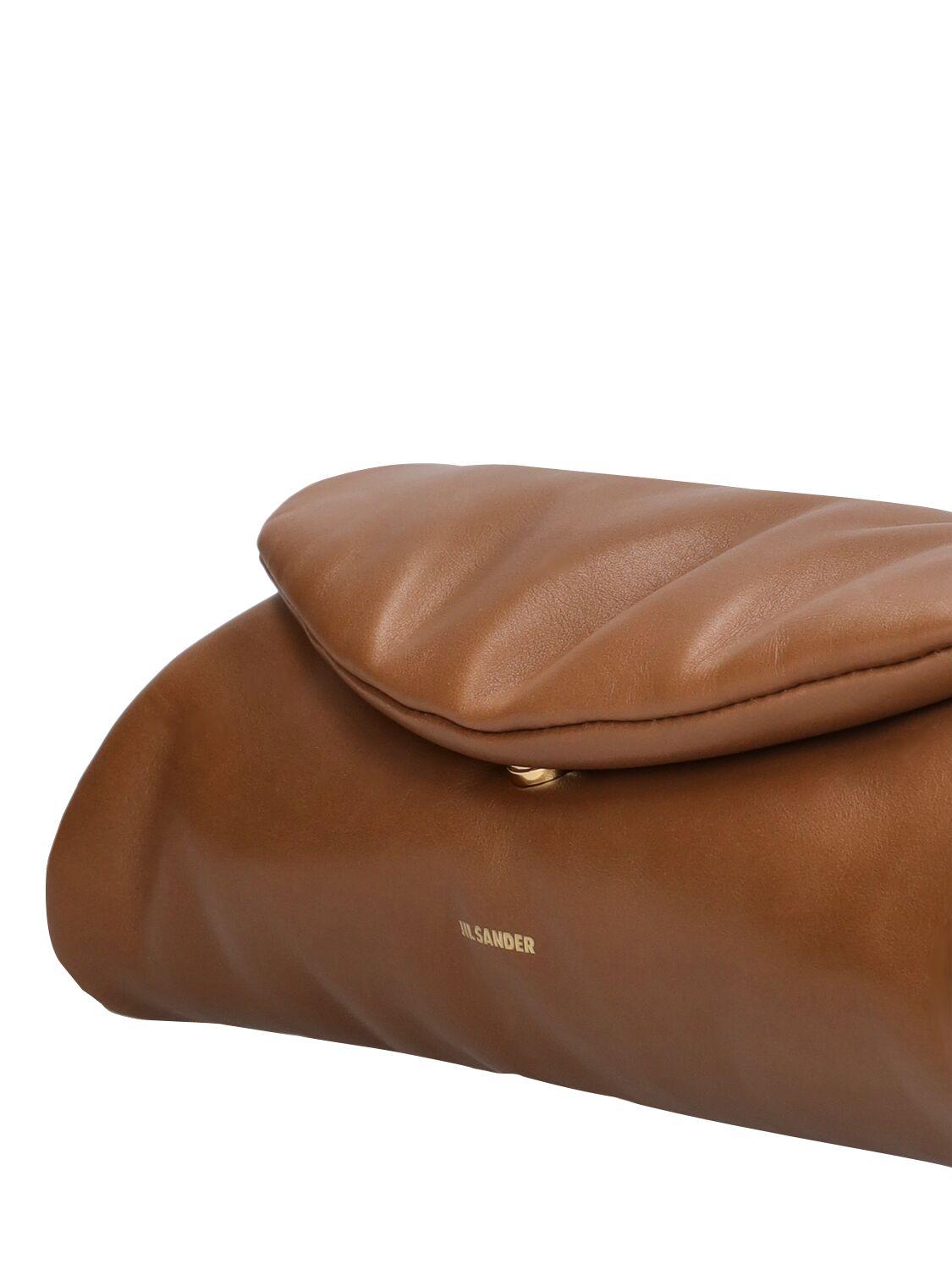 Small Cannolo padded leather bag