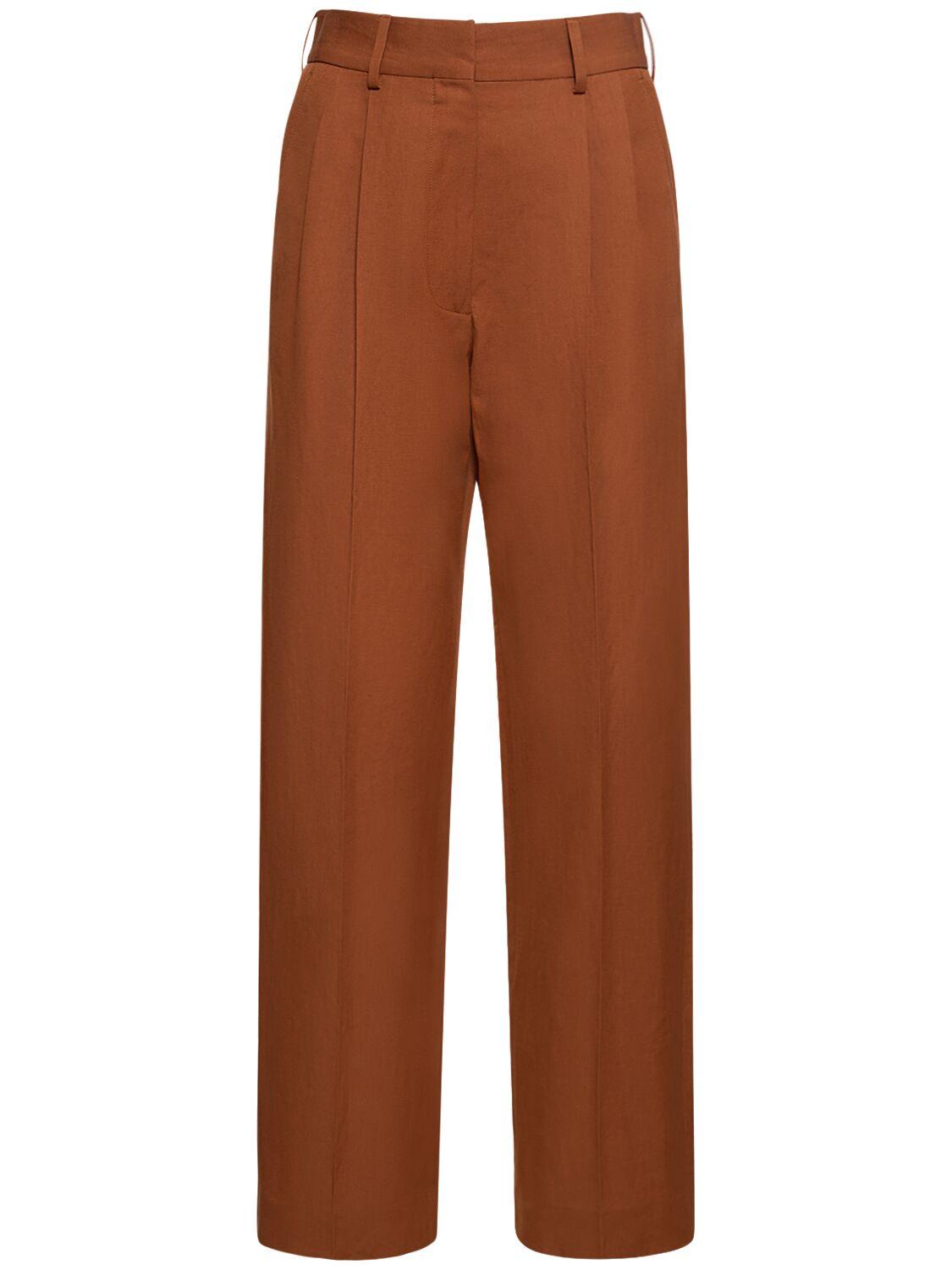 Dojo Rust Fox linen blend pants