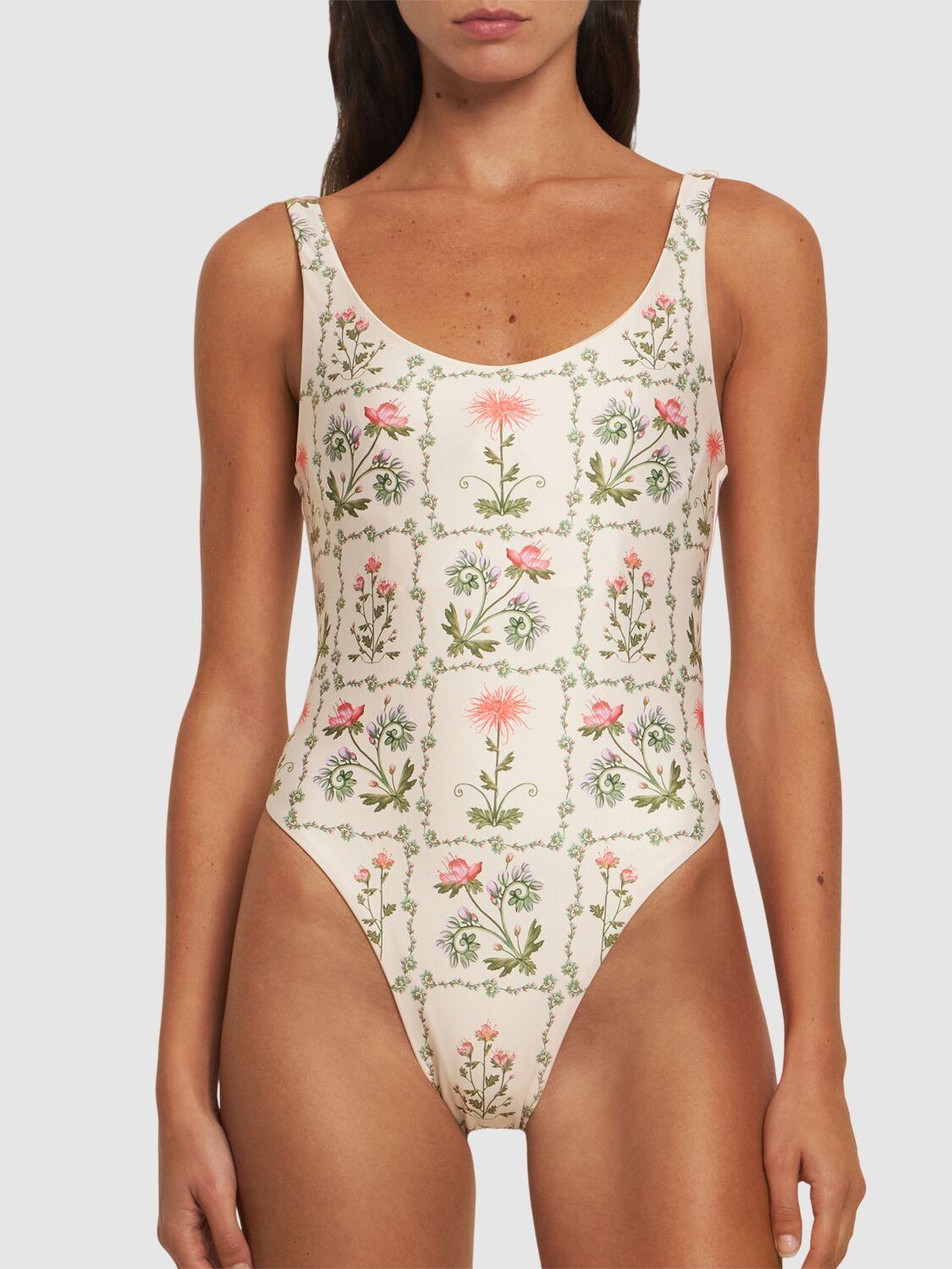 Gema printed one piece swimsuit