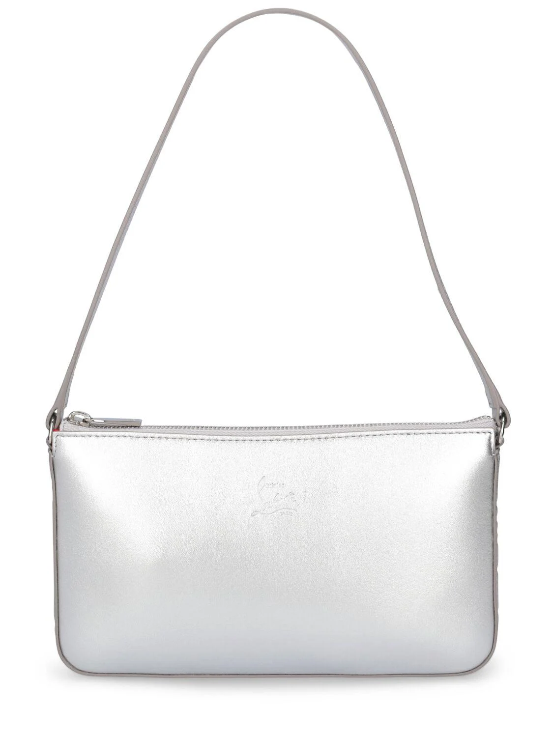 Loubila laminated leather shoulder bag