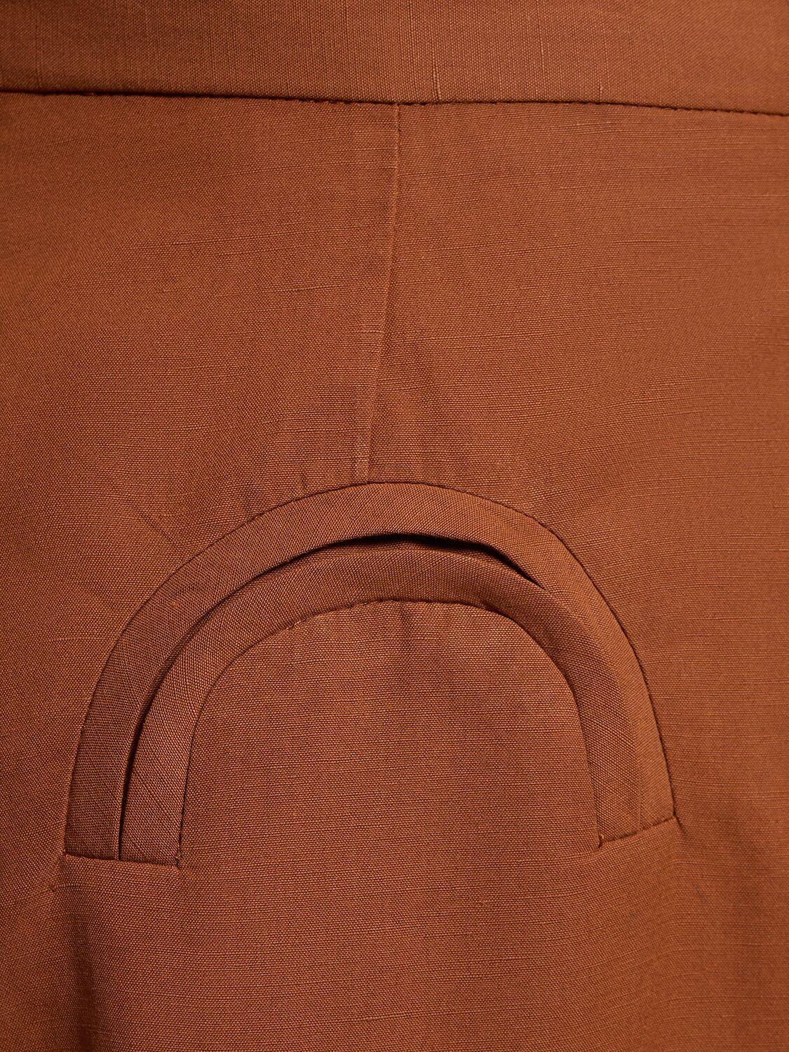 Dojo Rust Fox linen blend pants