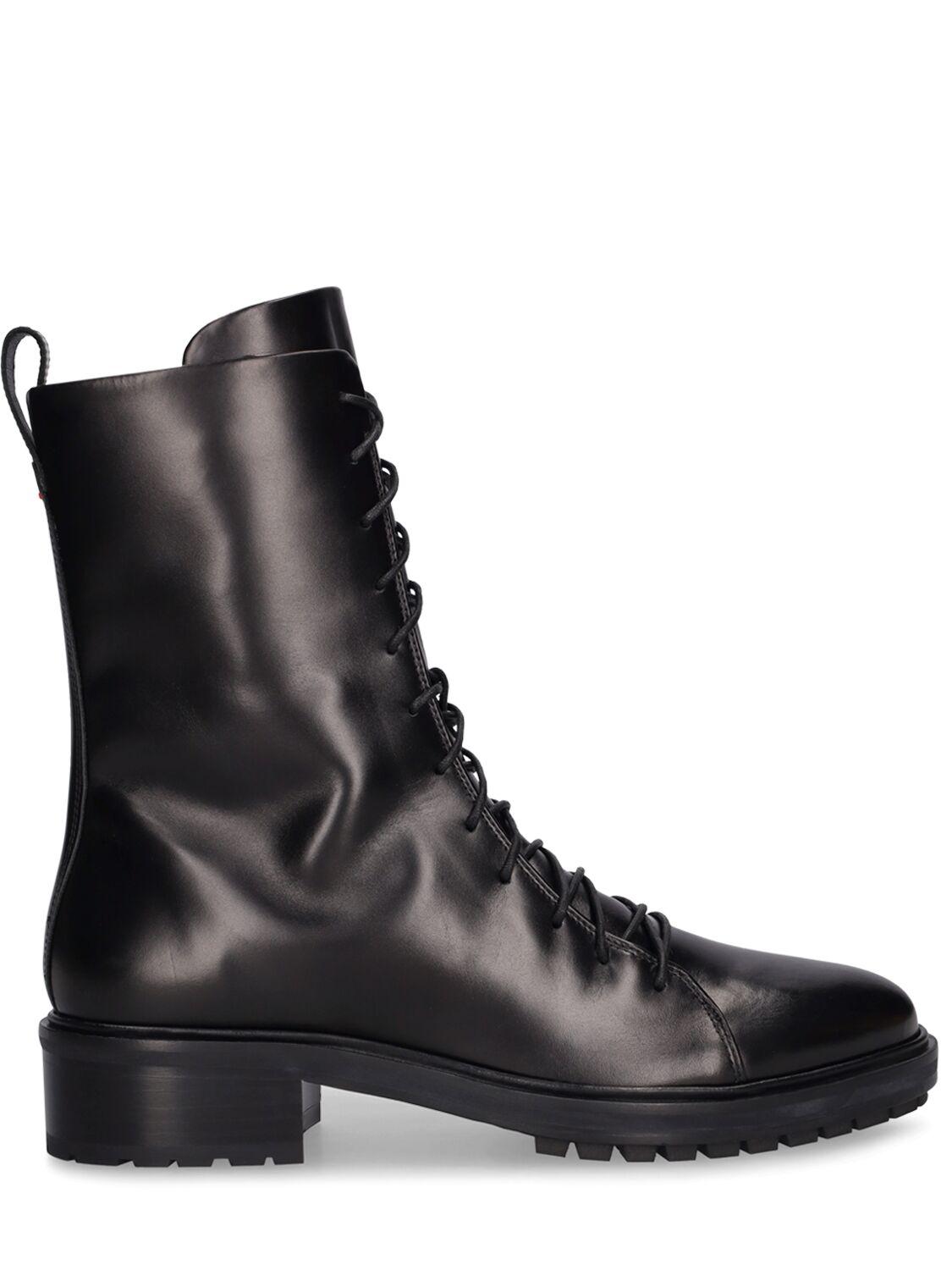 30mm Isa leather ankle boots