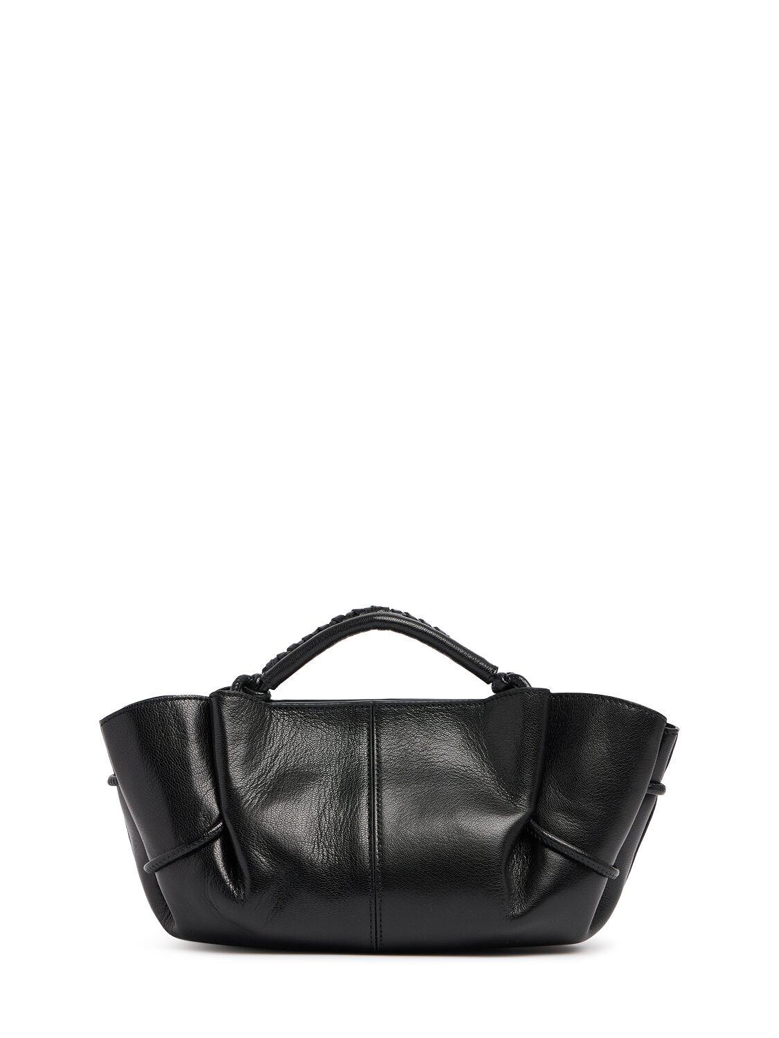 Mini Arta leather top handle bag