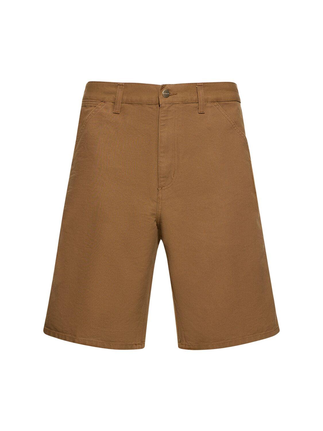 Dearborn canvas single-knee shorts