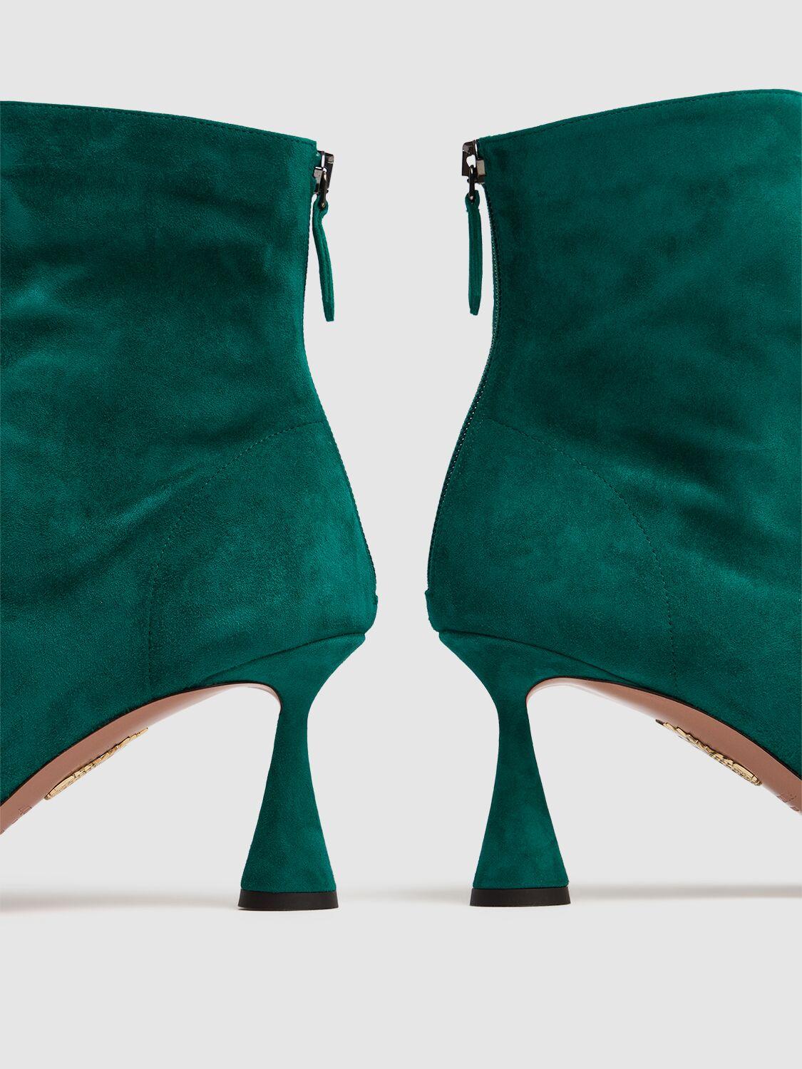 75mm Amore suede ankle boots