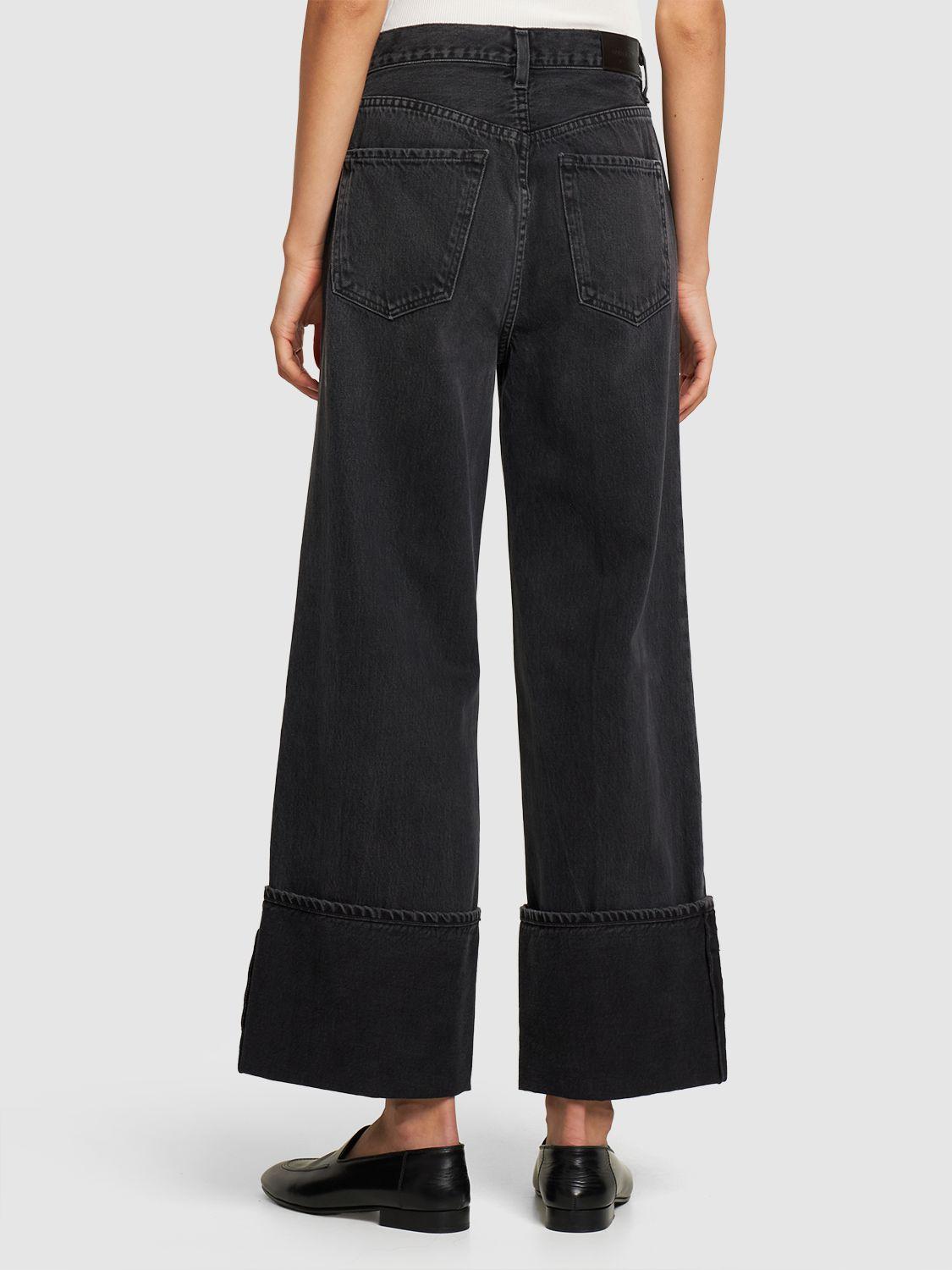 The Astley high rise wide denim jeans