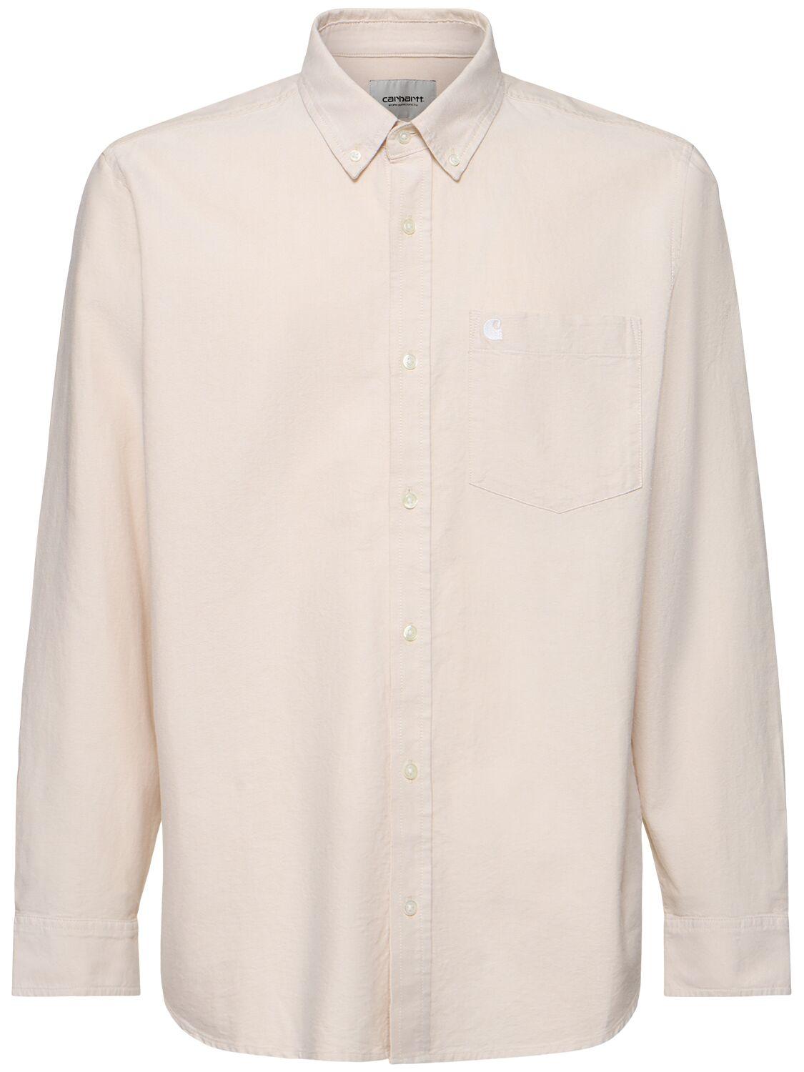 L/s logo oxford shirt