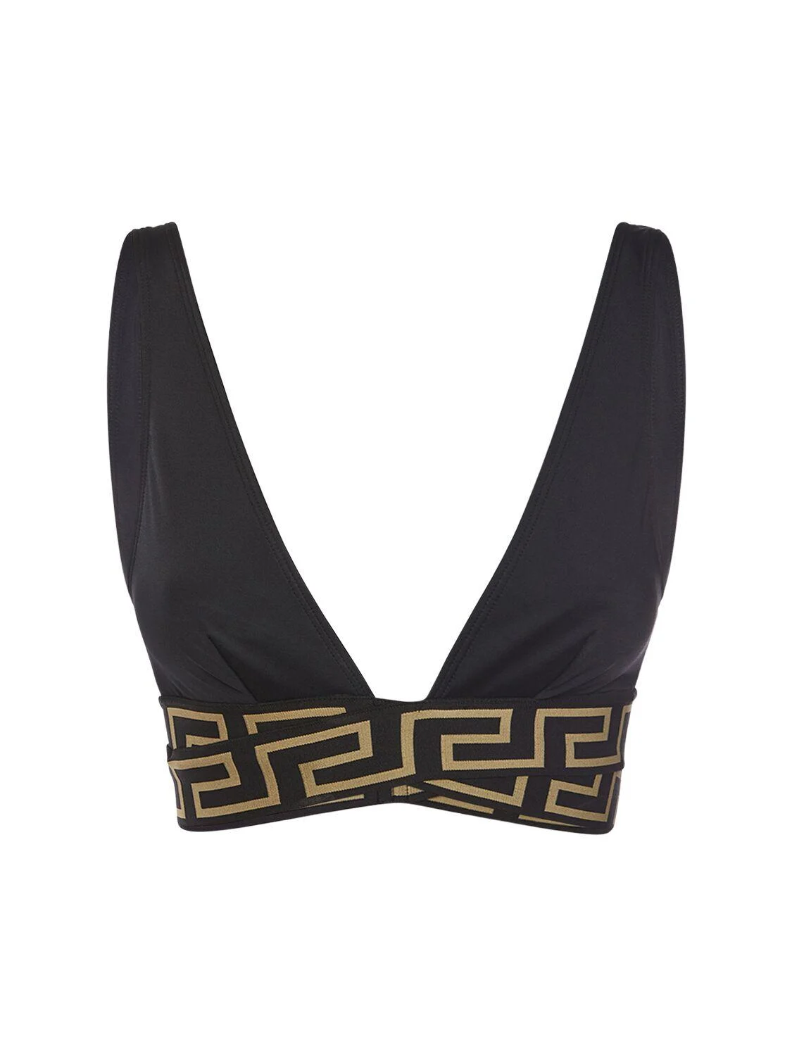 Greca Lycra triangle bikini top