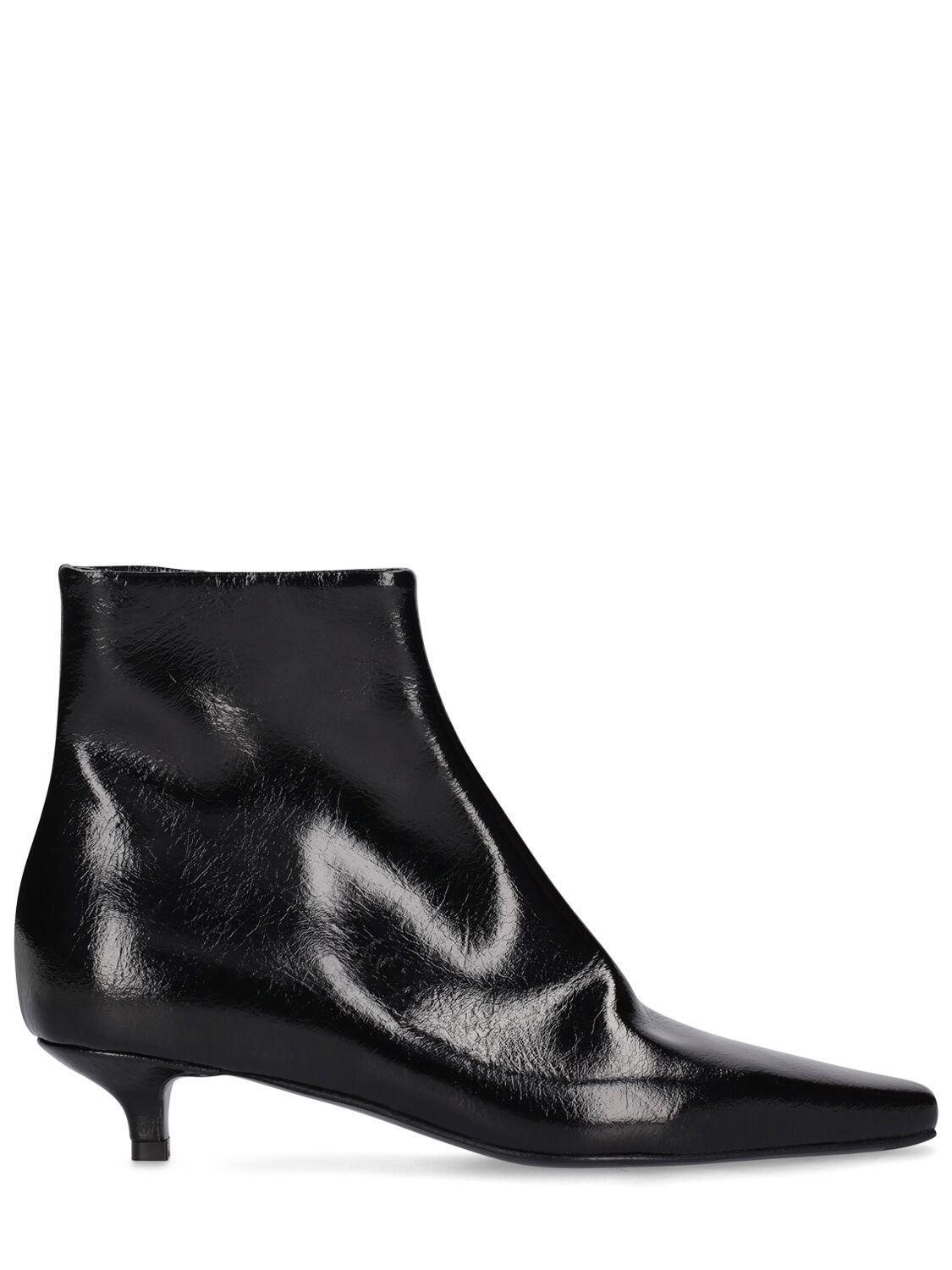 35mm The Slim leather ankle boots