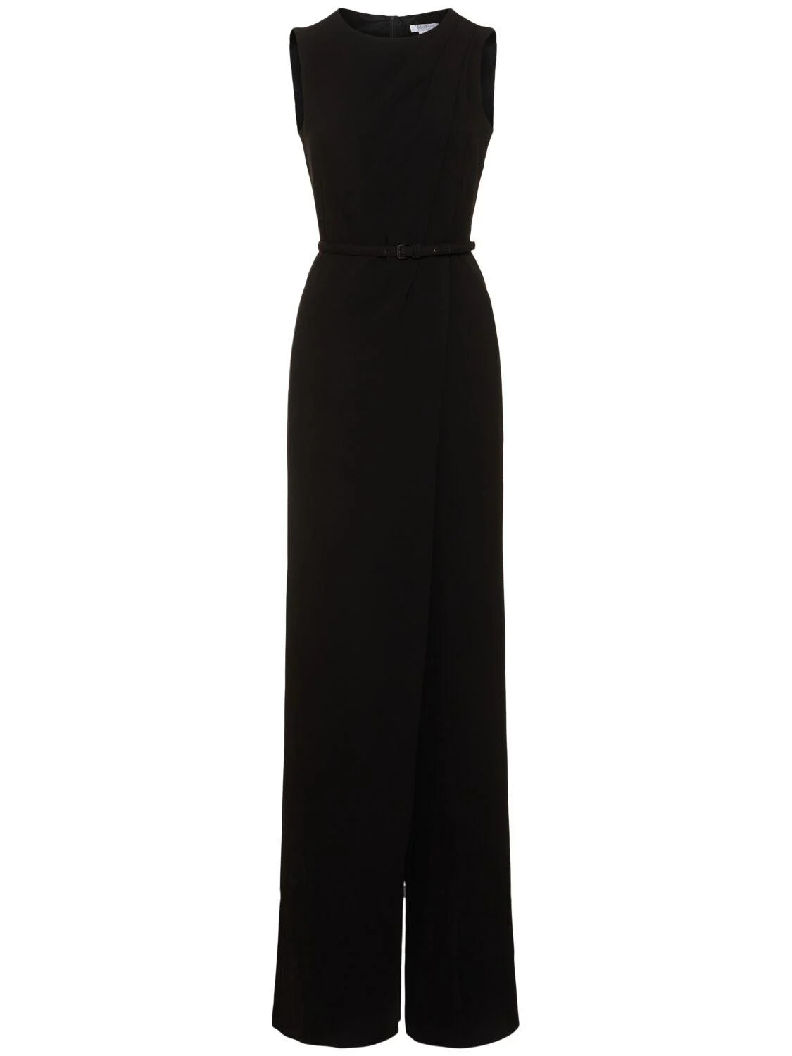 Sondrio belted cady long jumpsuit