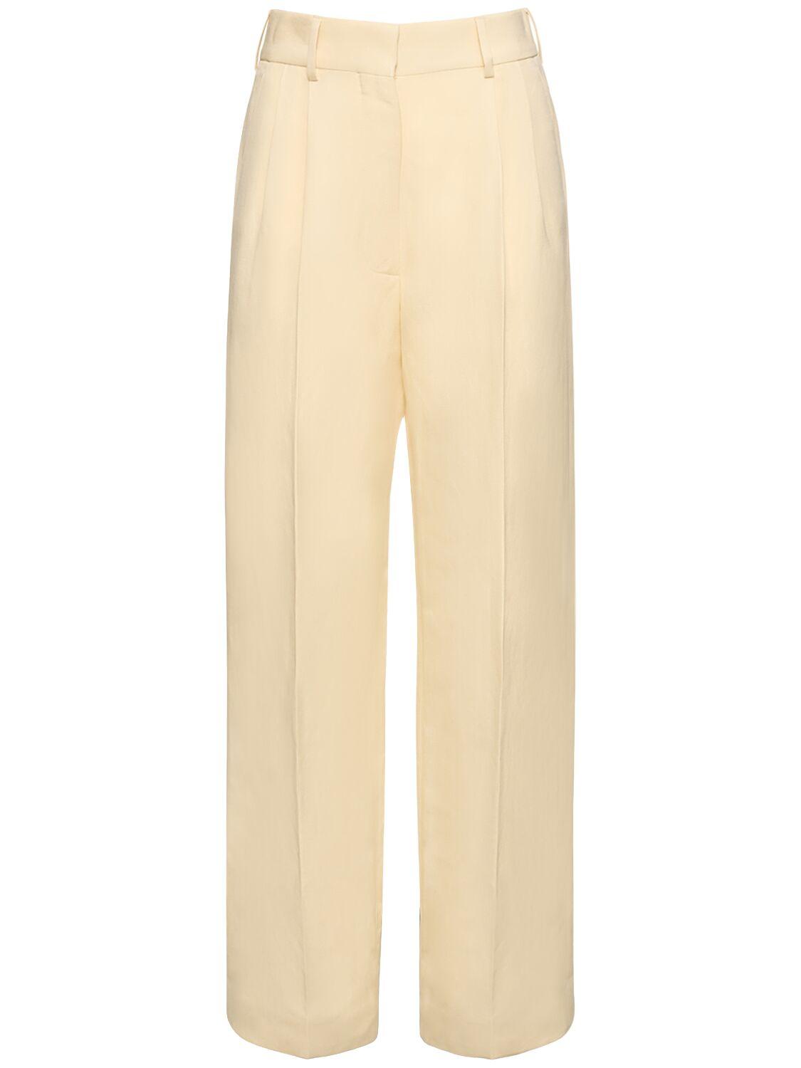 Savannah Fox linen & silk pants