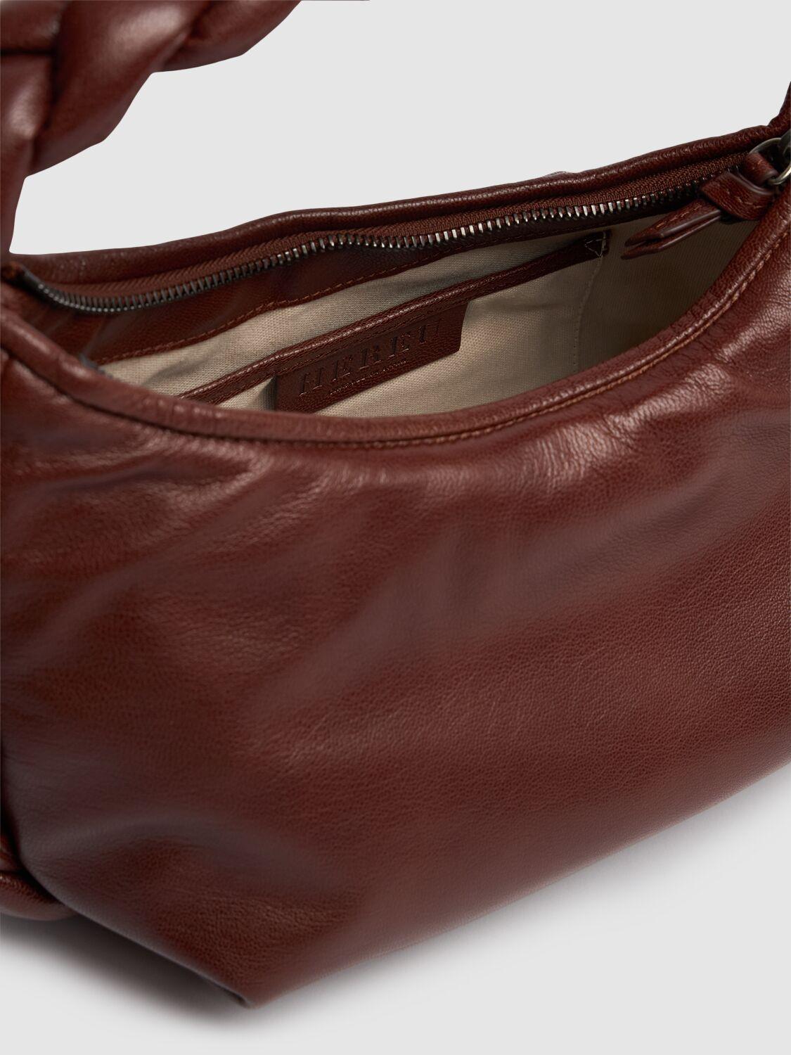 Espiga soft leather top handle bag