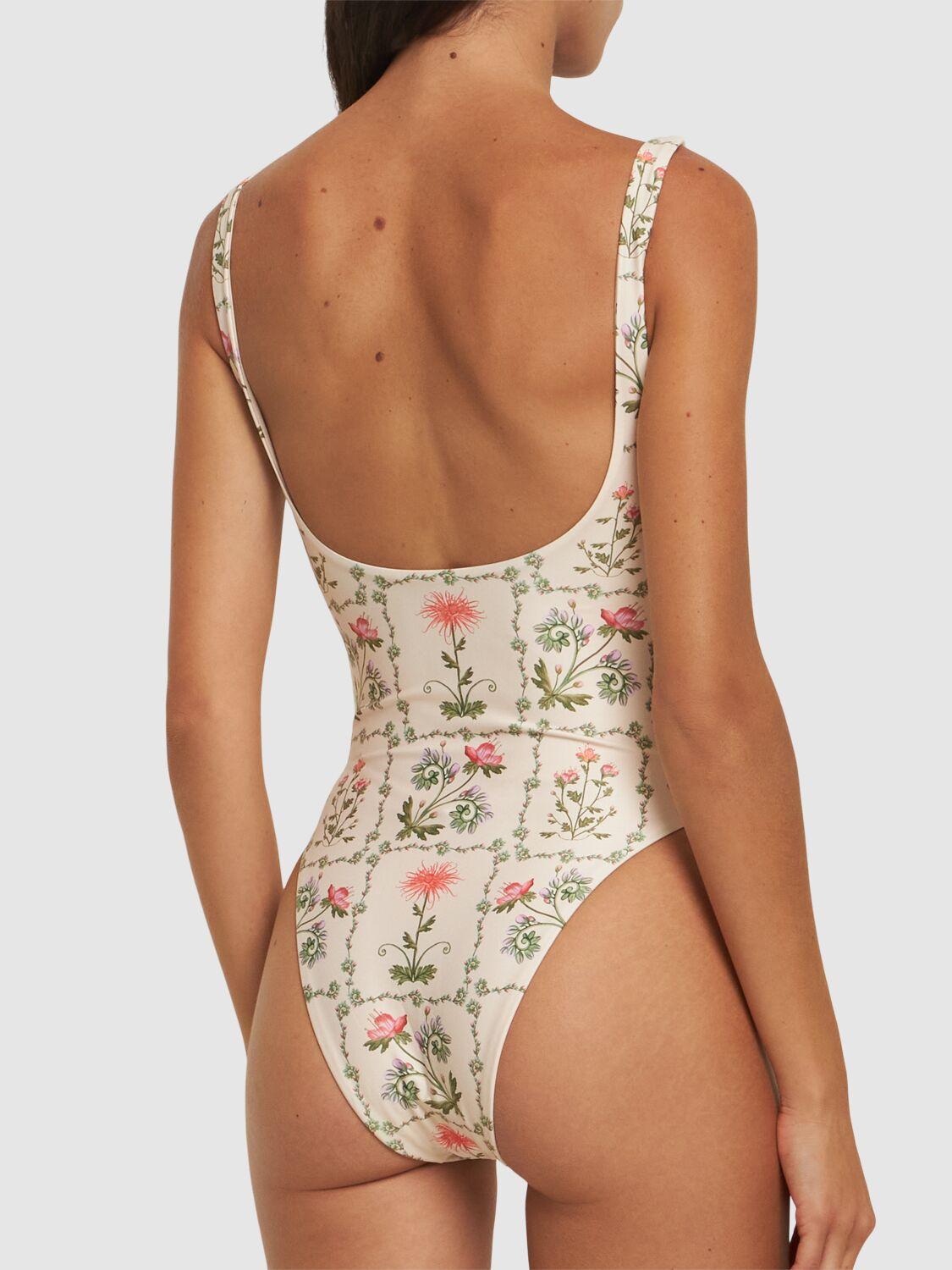 Gema printed one piece swimsuit