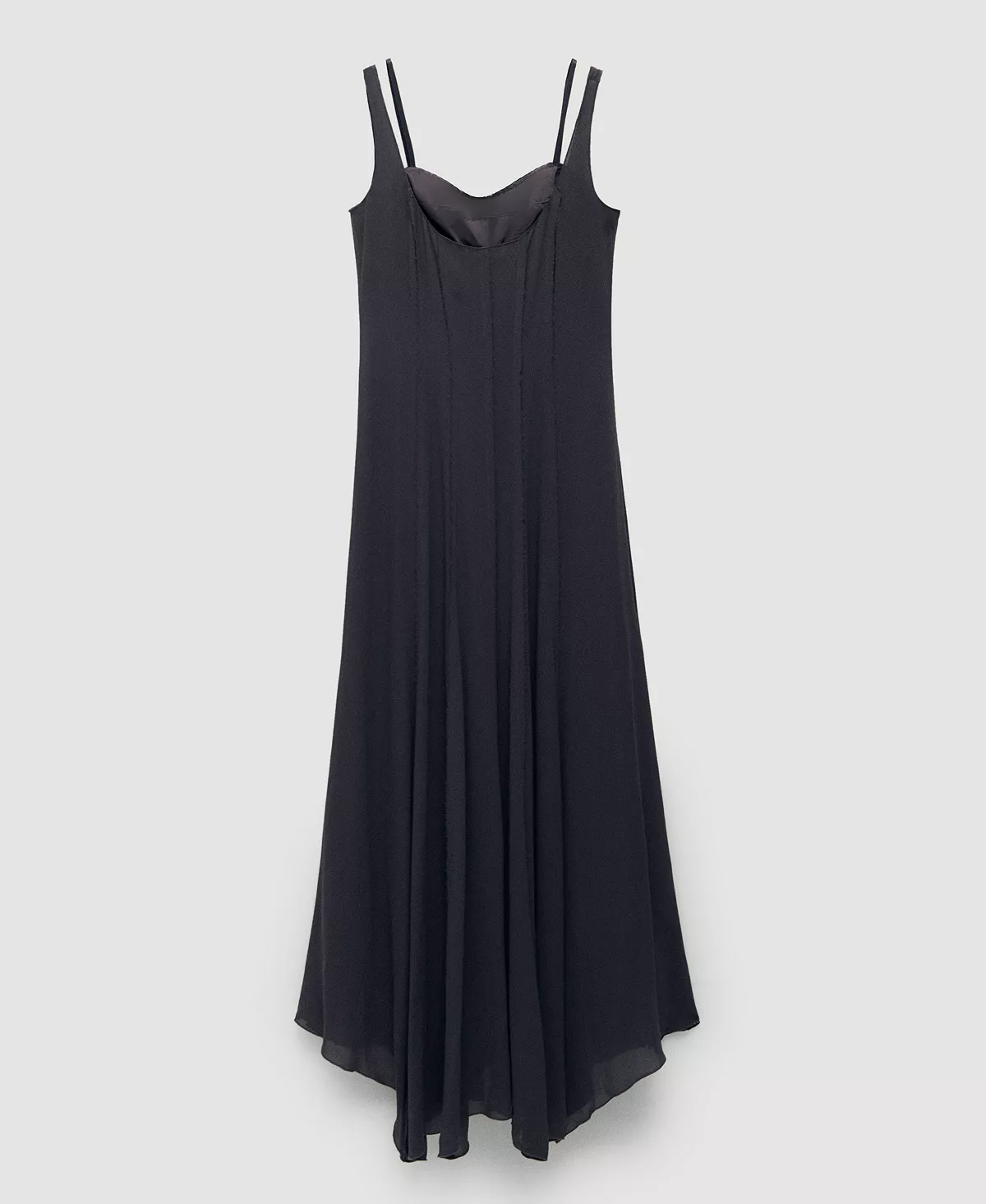 Women's Asymmetrical Hem Corset Dress