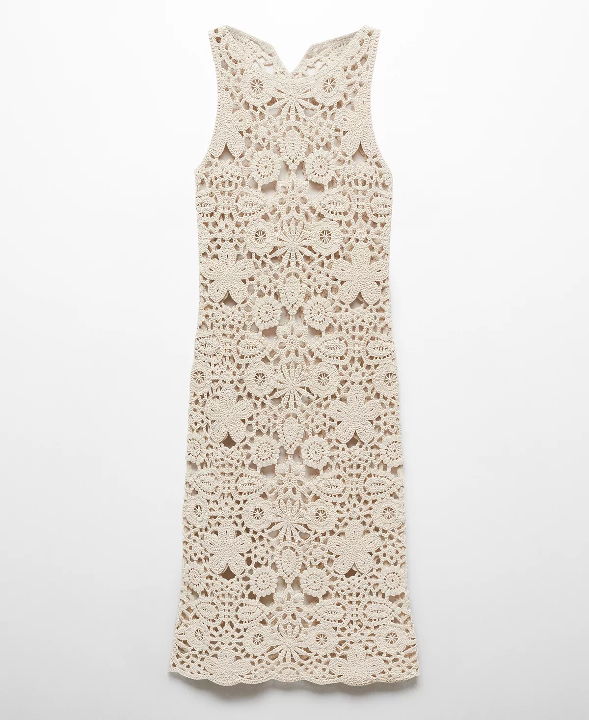 Women's 100% Cotton Crochet Dress