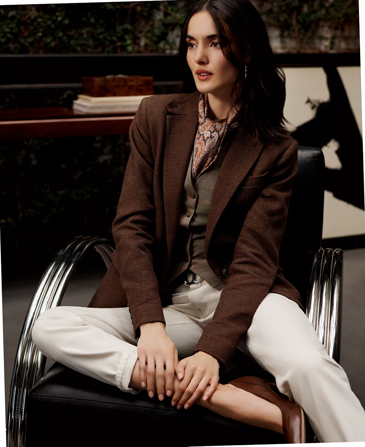 Women's One-Button Blazer