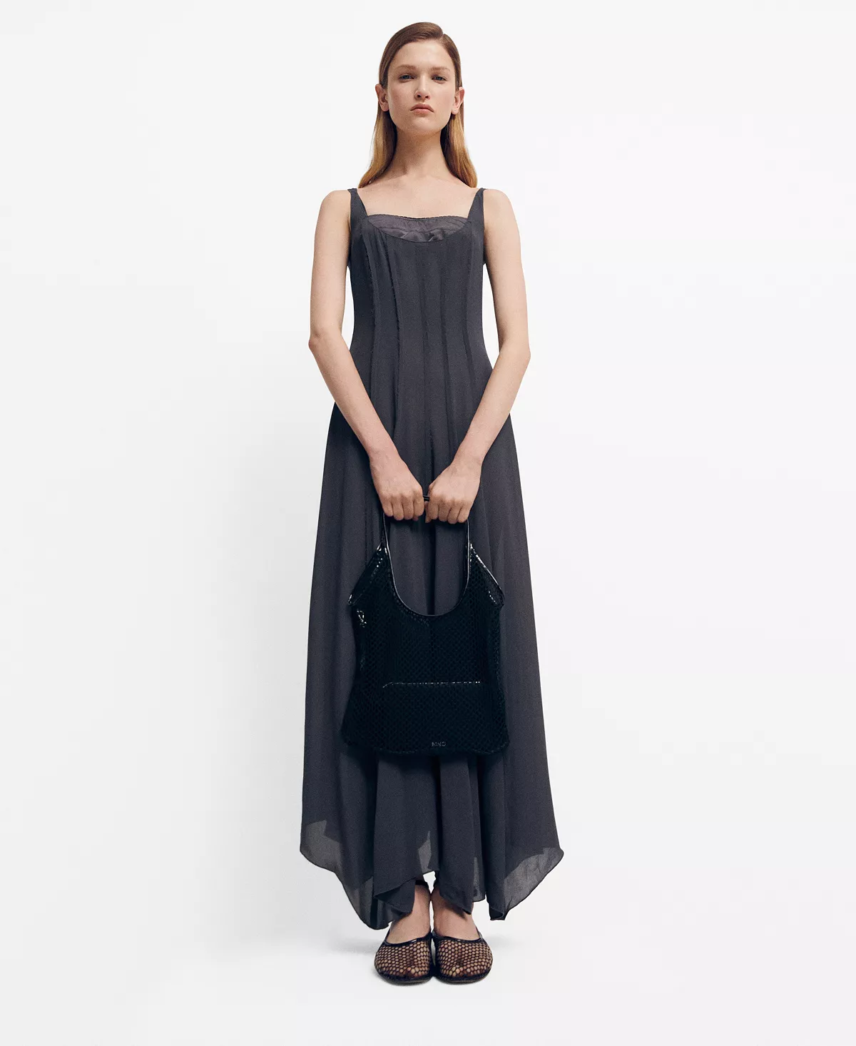 Women's Asymmetrical Hem Corset Dress