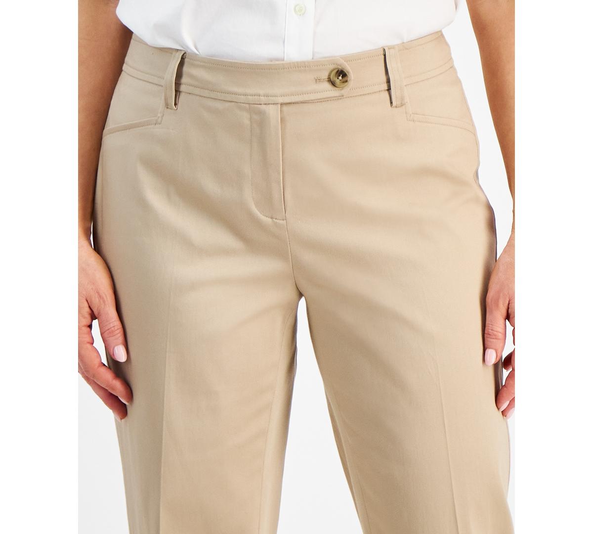 Petite Mid Rise Slim Ankle Pants