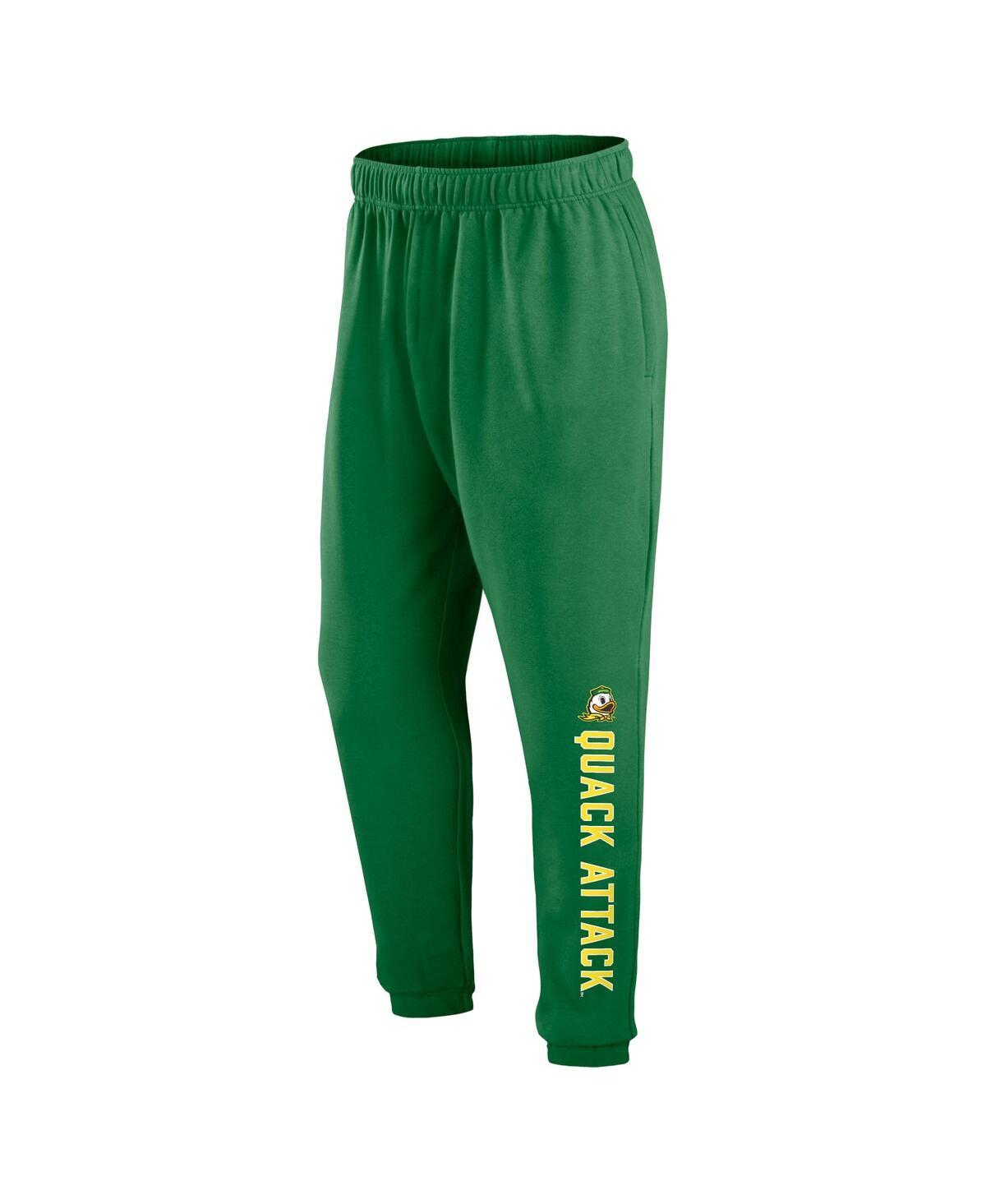 Men's Green Oregon Ducks Chop Block Fleece Sweatpants