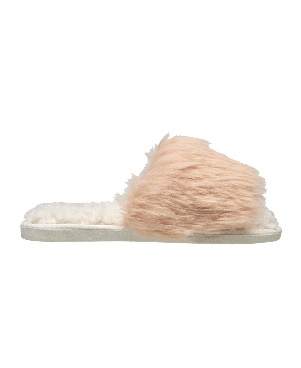 Women's Fuzzy Slide