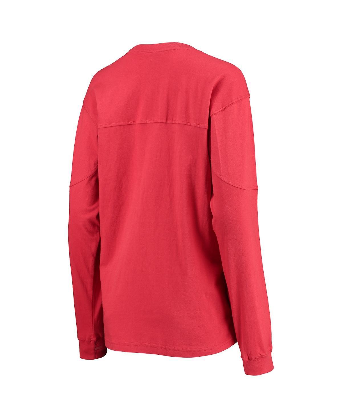 Women's Scarlet Rutgers Scarlet Knights Edith Long Sleeve T-shirt