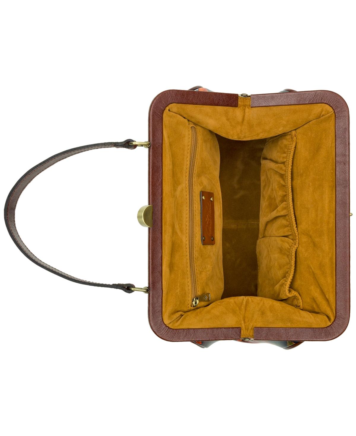 Clementine Medium Leather Frame Bag 