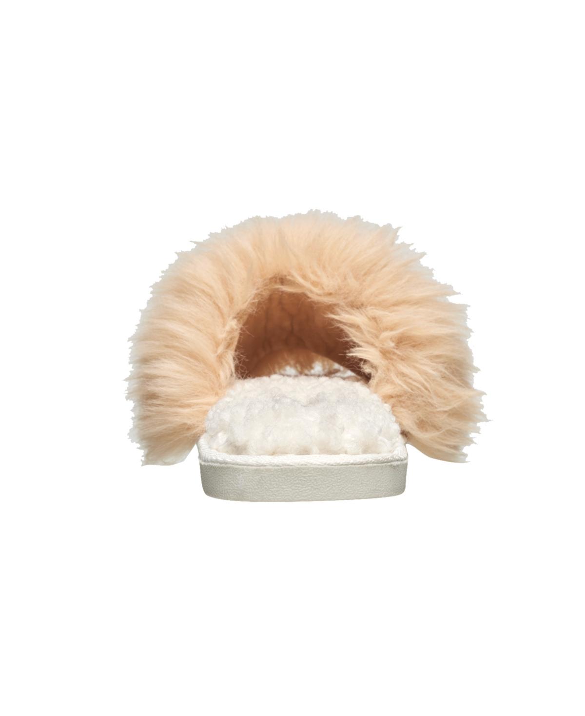 Women's Fuzzy Slide