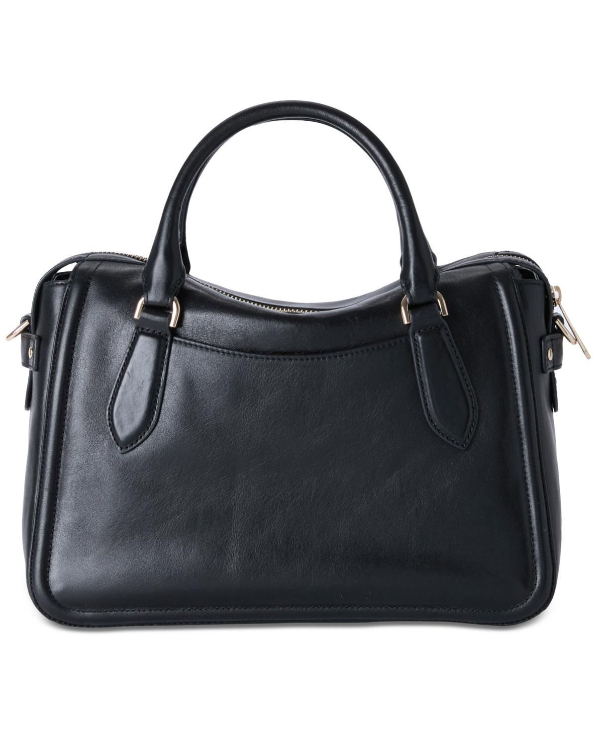 Micaela Nightshade Medium Leather Satchel