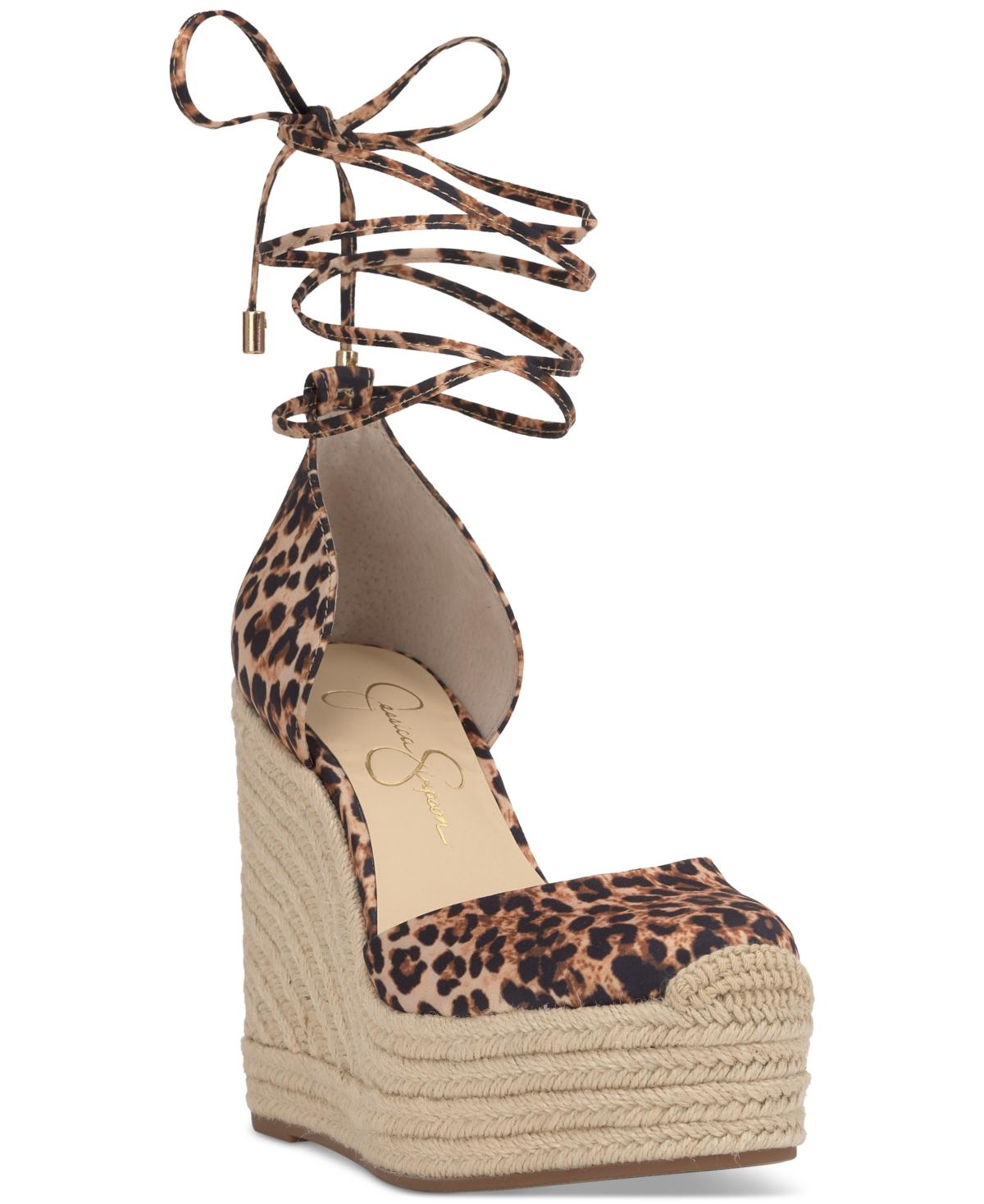 Weyla Platform Lace-Up Espadrille Wedges