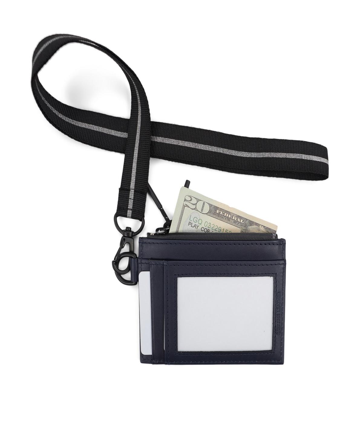 Men's Getaway Card Case Wallet with Removable Lanyard