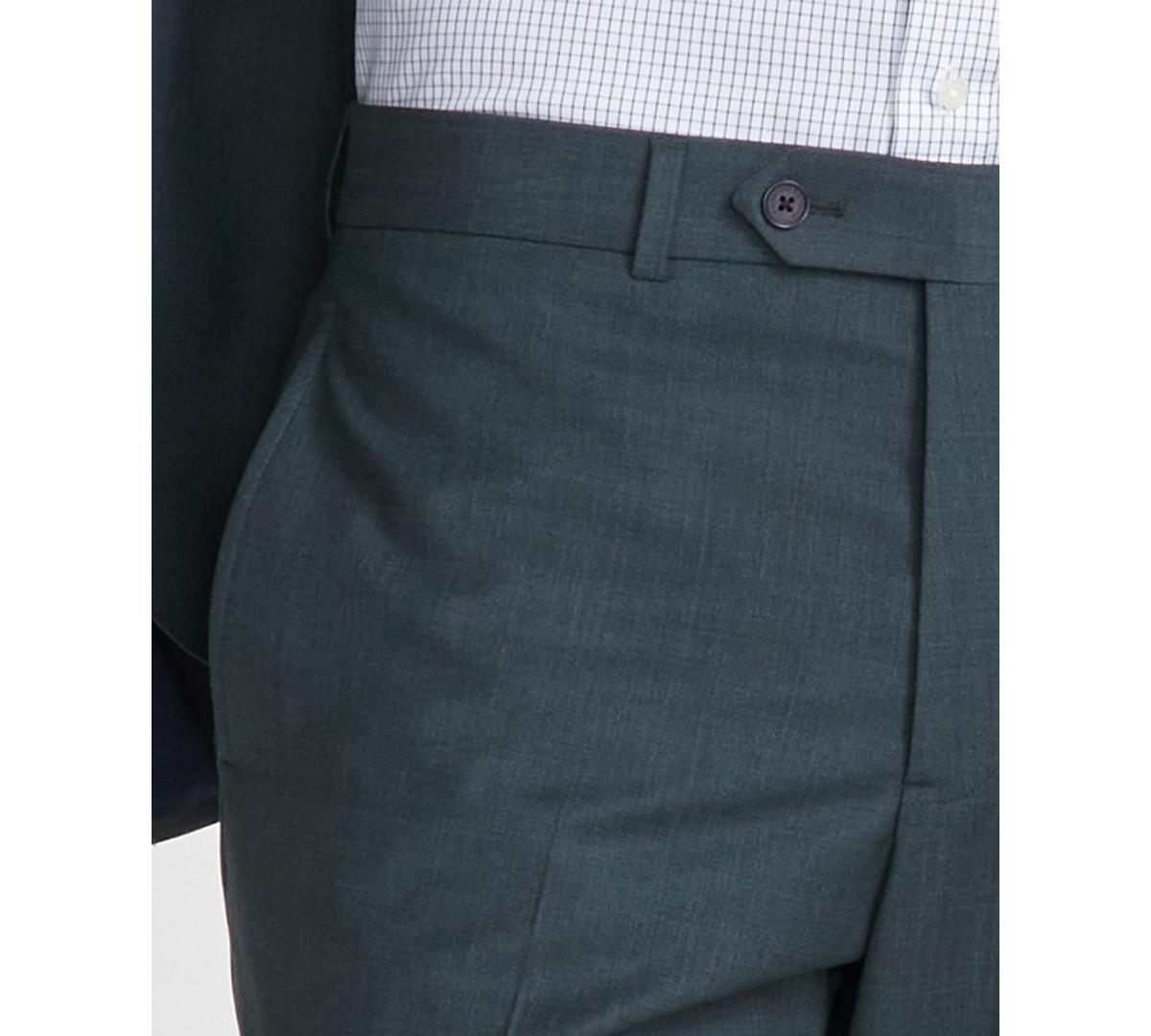 Men's Classic-Fit Wool Blend Suit Pants