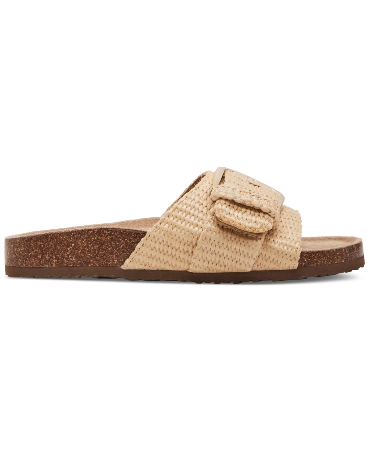 Becca Buckled Footbed Slide Sandals