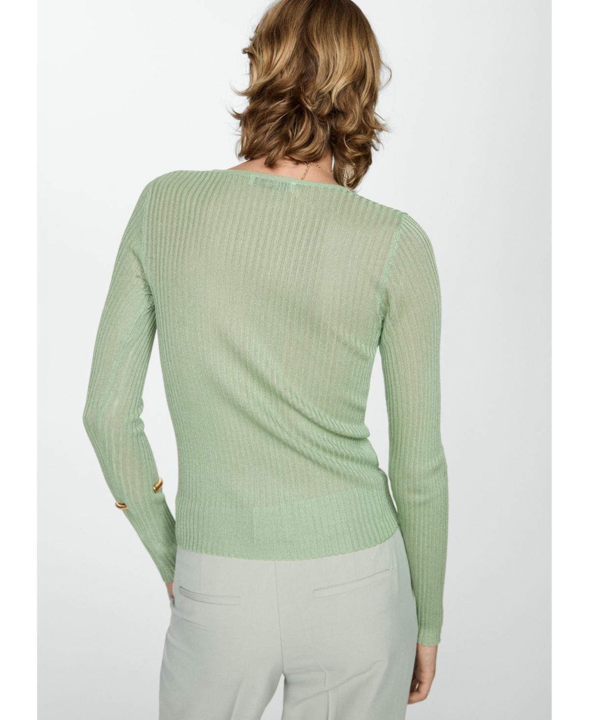 Women's Fine Ribbed-Knit Sweater