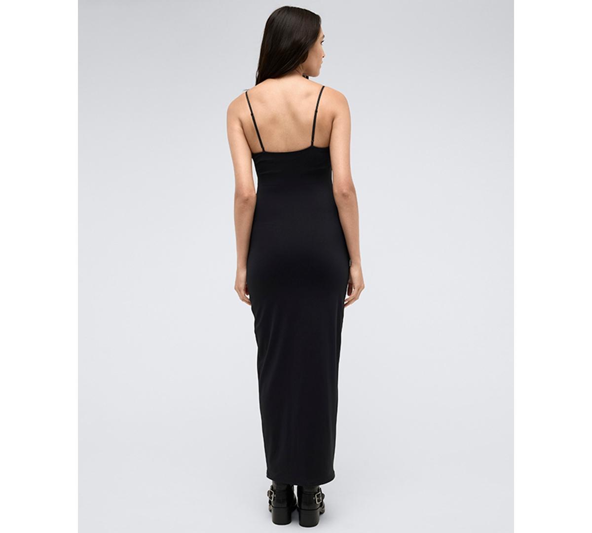 Women's Athletic Stretch Slip Maxi Dress