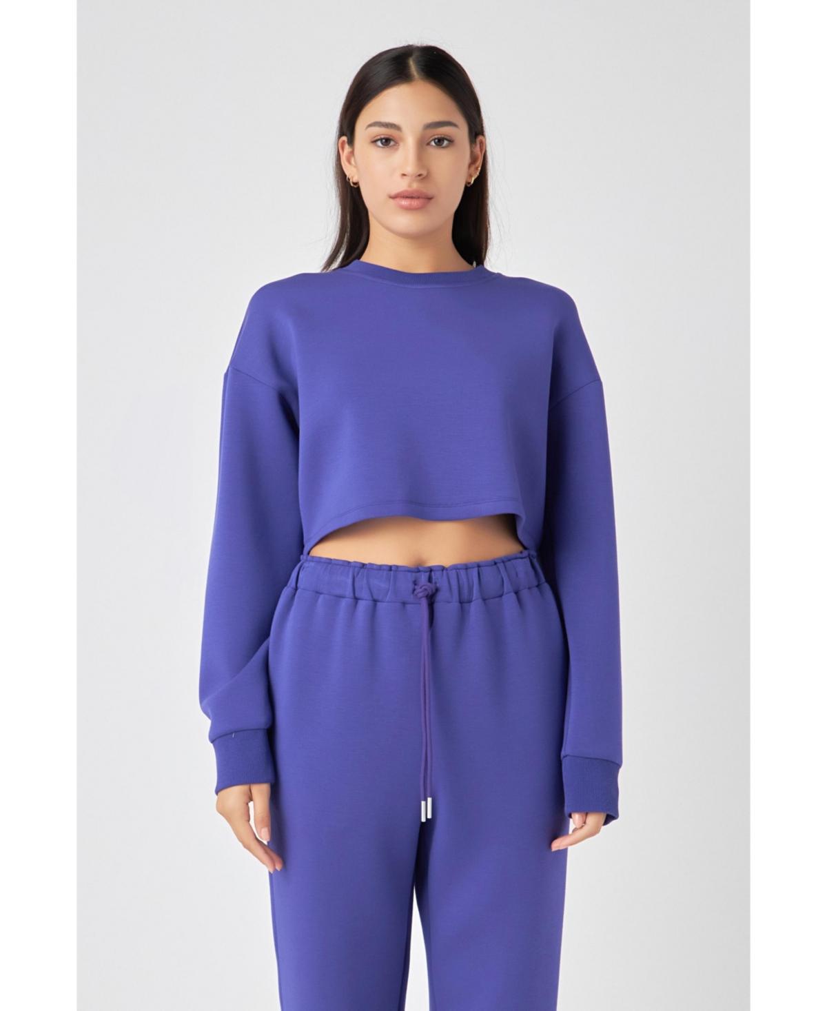 Women's Loungewear Cropped Sweatshirt