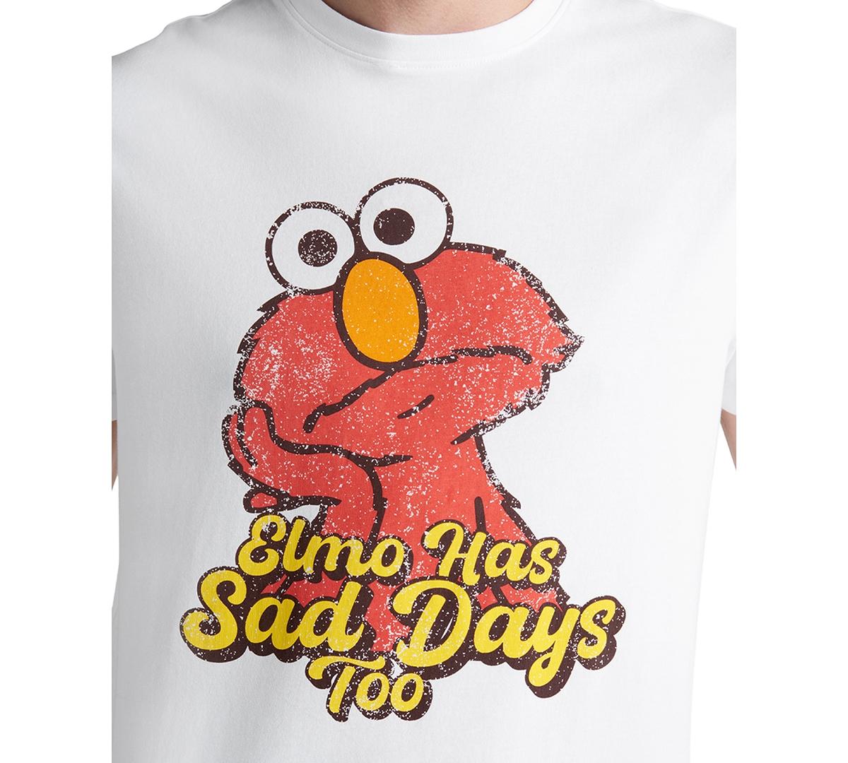 X Sesame Street Men's Slim Fit Elmo T-Shirt