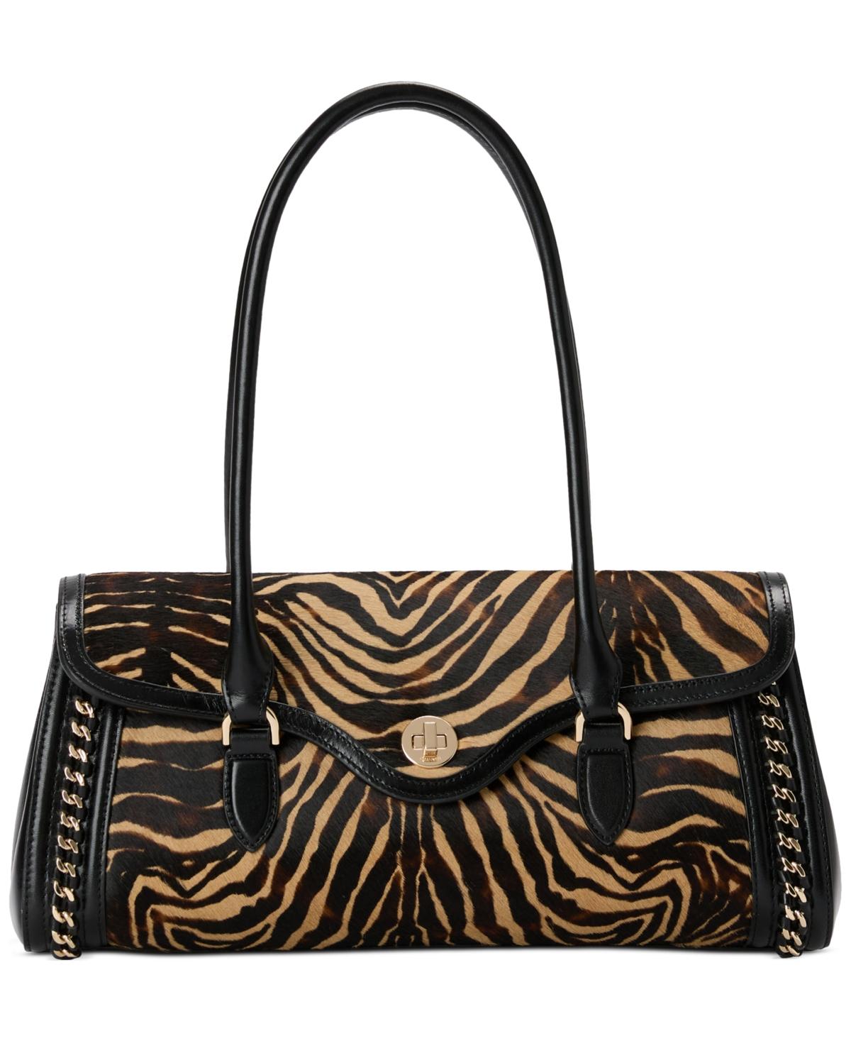 Dayan Caspian Calf Hair & Leather Satchel