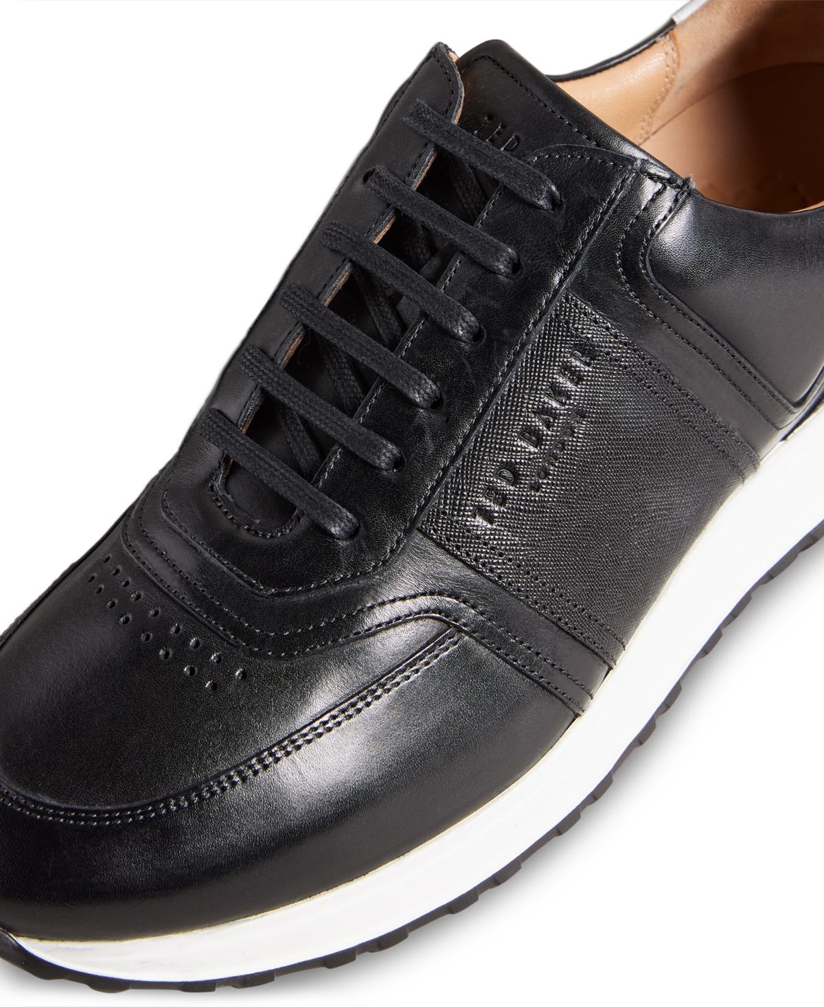 Men's Frayne Leather and Suede Retro-Style Sneaker