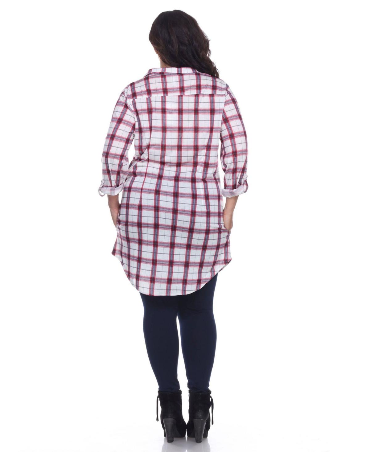 Plus Piper Stretchy Plaid Tunic