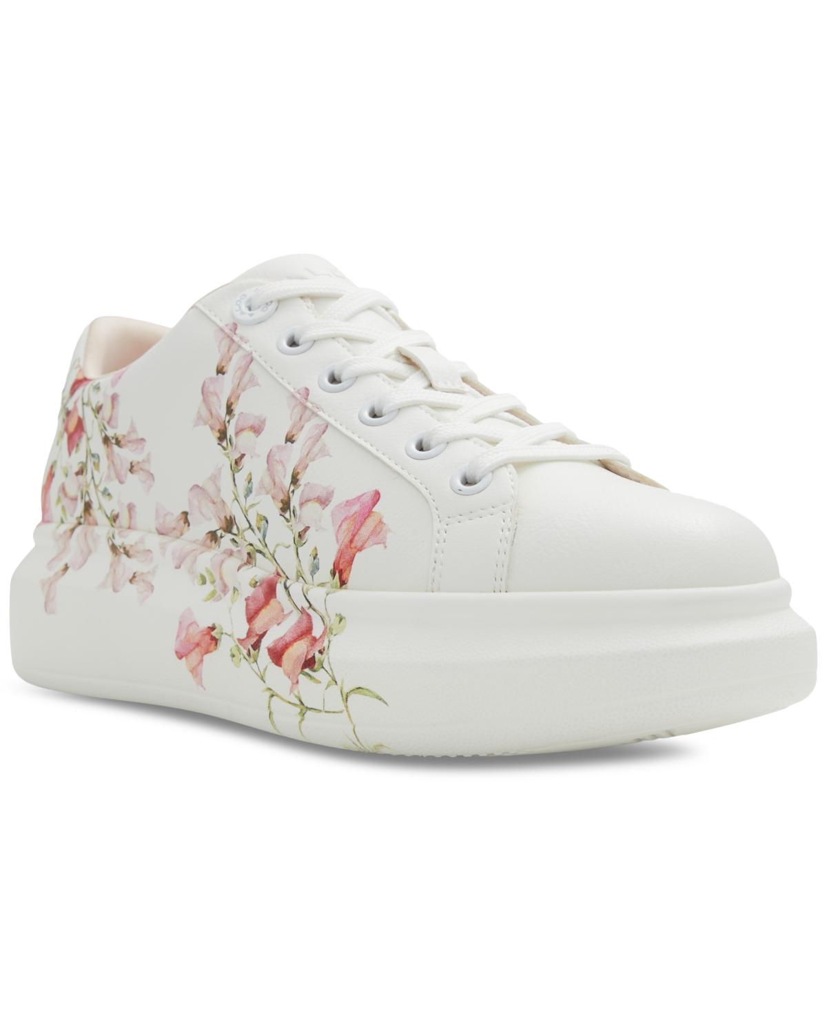 Women's Peono Floral Lace-Up Platform Sneakers