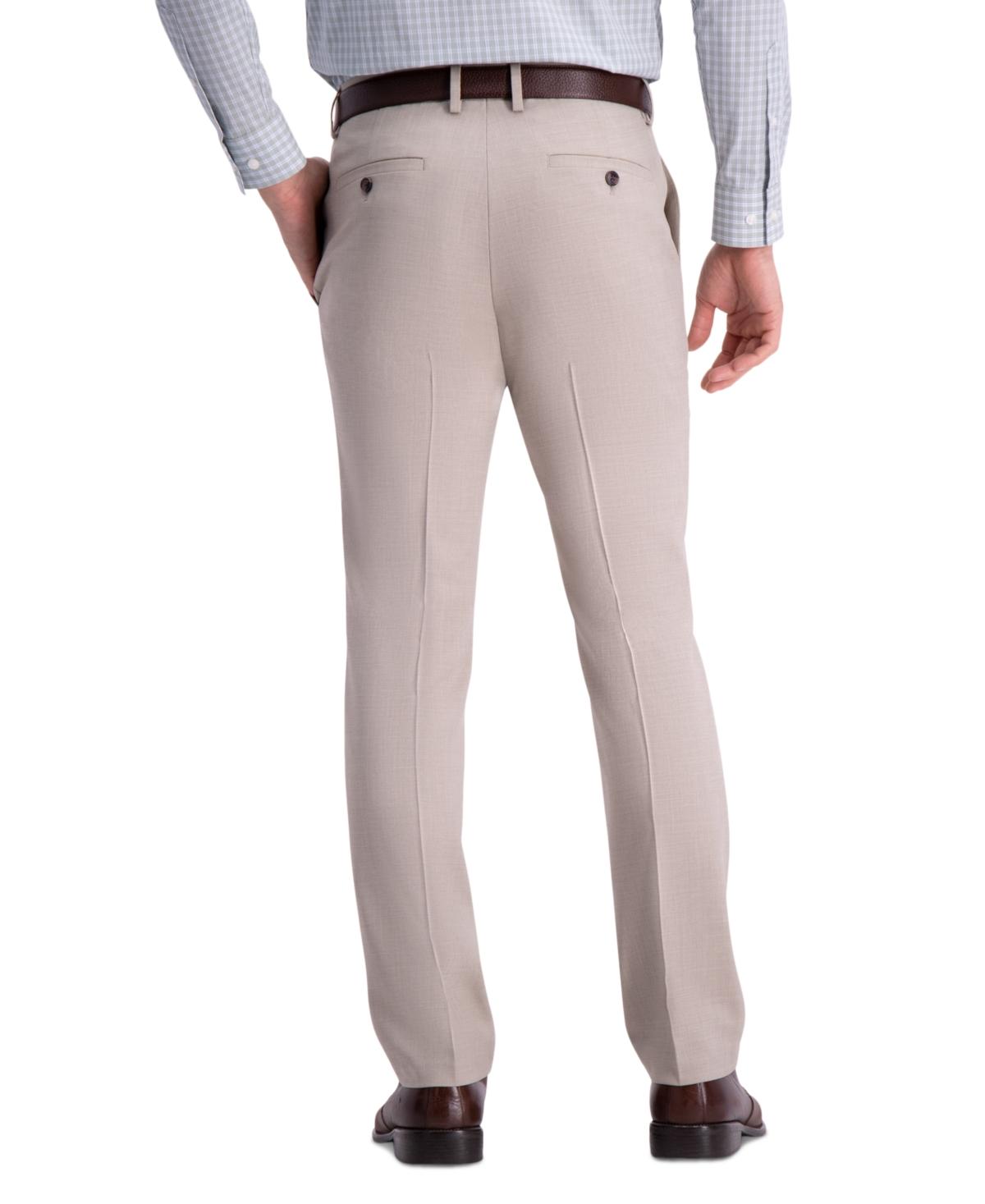 Men's Slim-Fit Stretch Check Dress Pants