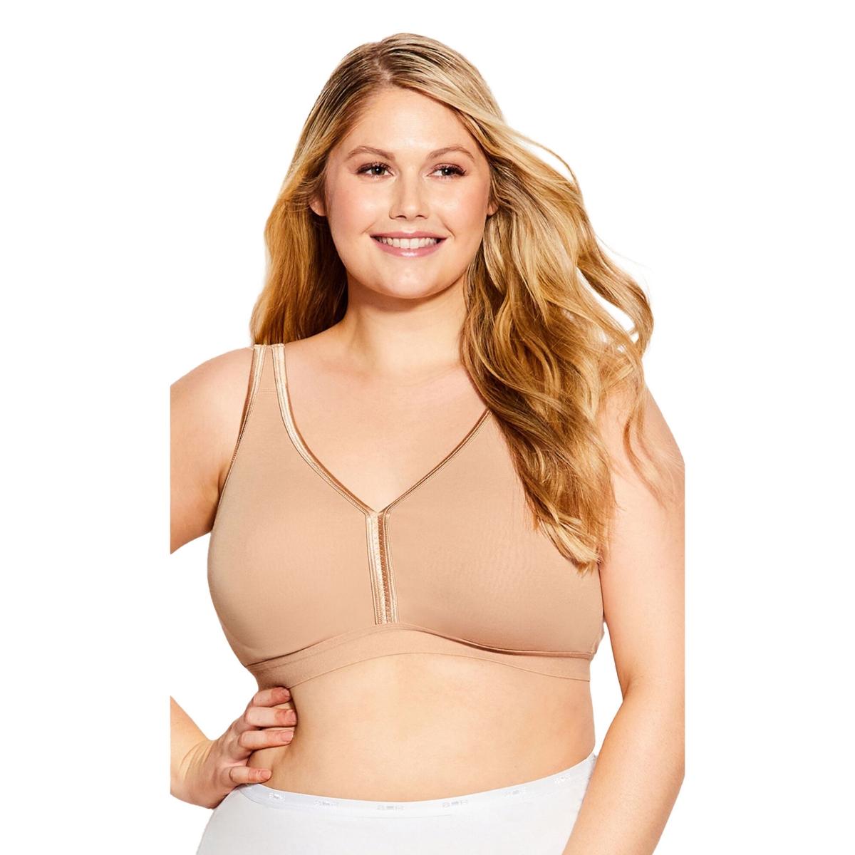 Plus Size Basic Cotton Bra