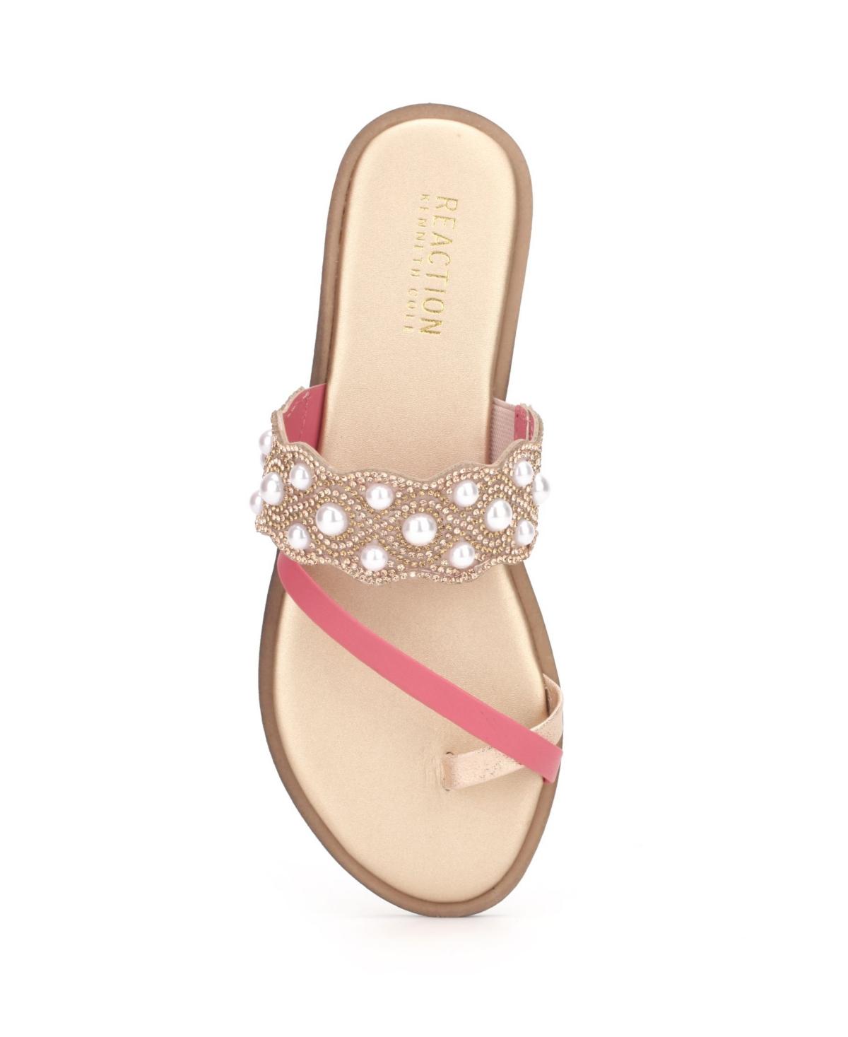 Women' Spring X Band Scallop Flat Sandals