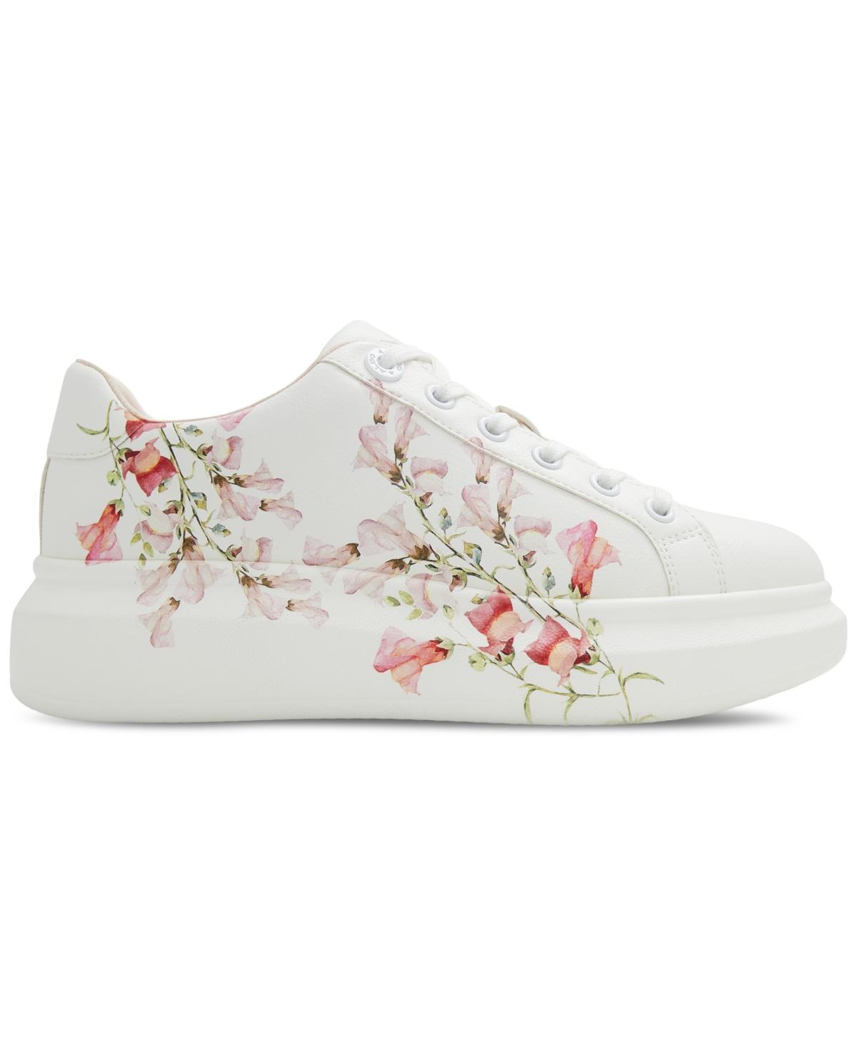 Women's Peono Floral Lace-Up Platform Sneakers