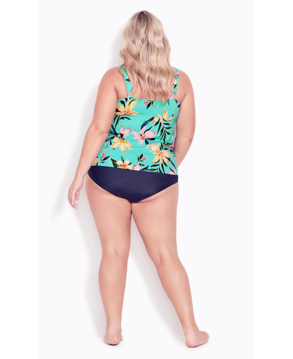 Plus Size Hi Waist Swim Brief